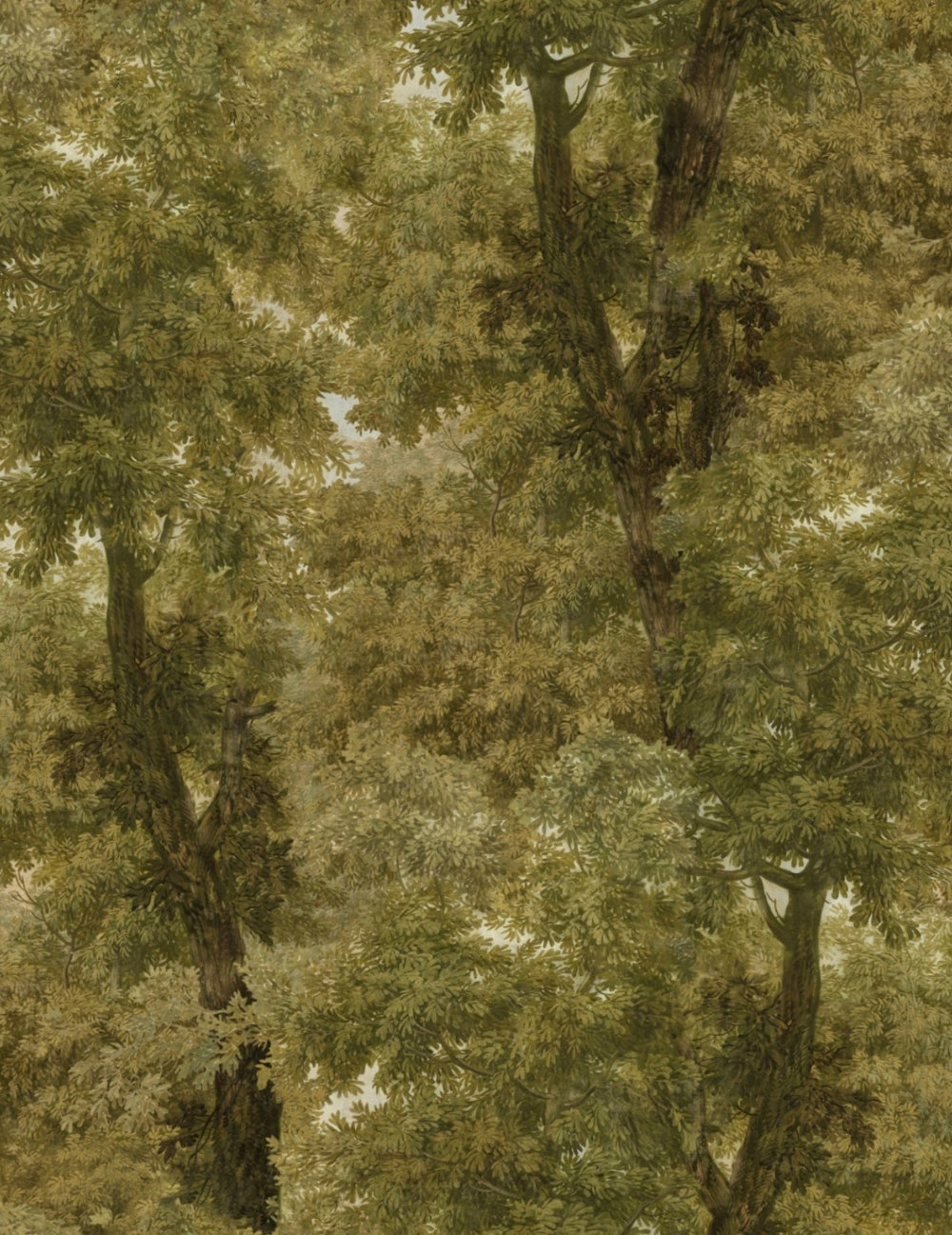 Wandtapete Branchy Autumn