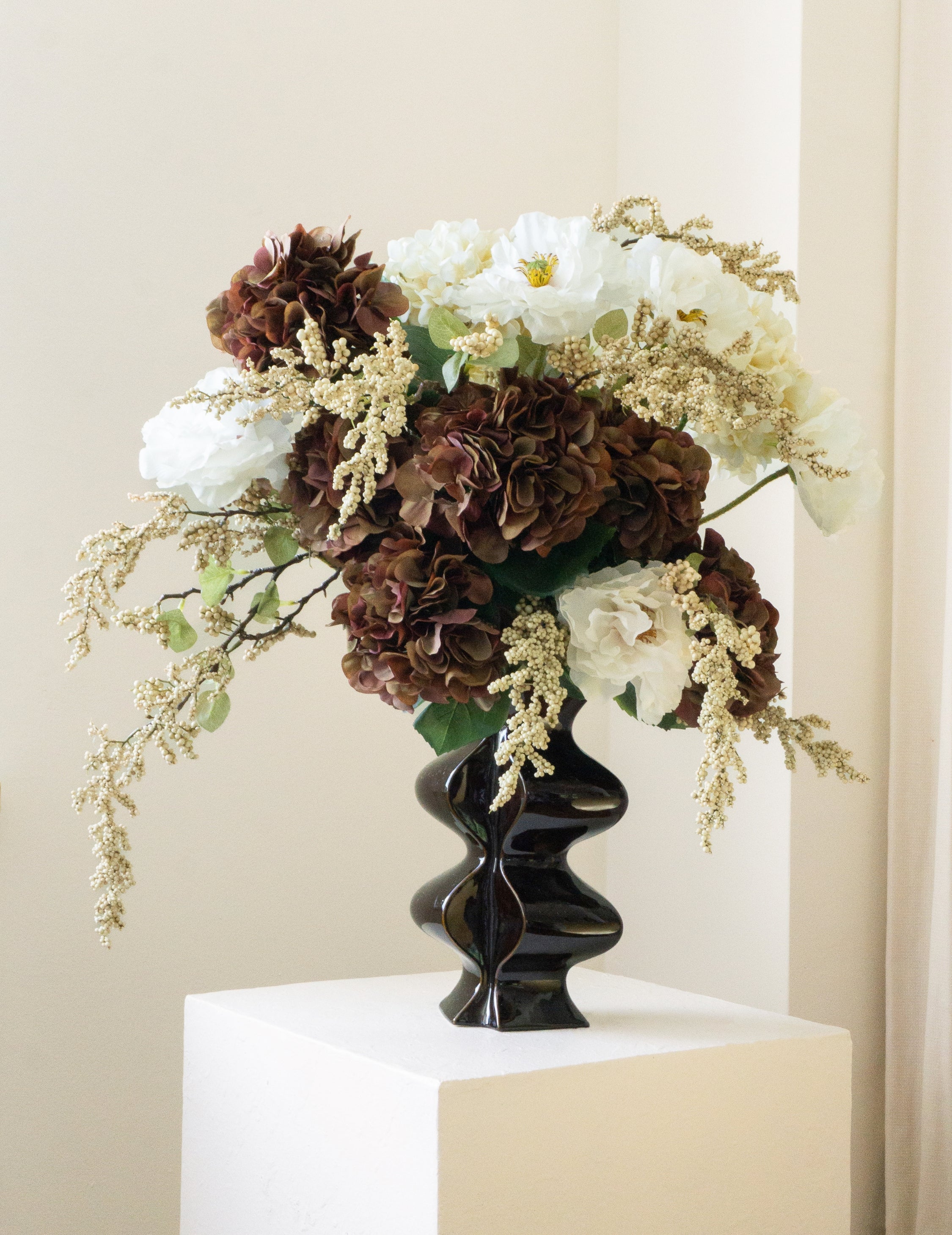 Kunstblumen-Strauß Ivory Nemes