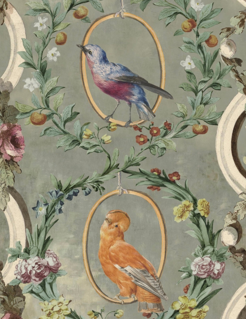 Wandtapete Countesse's Aviarium