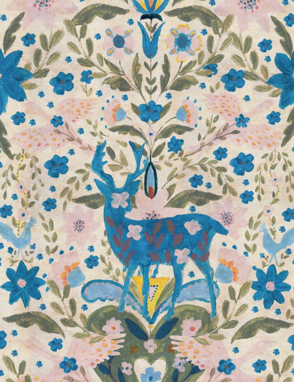 Wandtapete Der König Light Blue