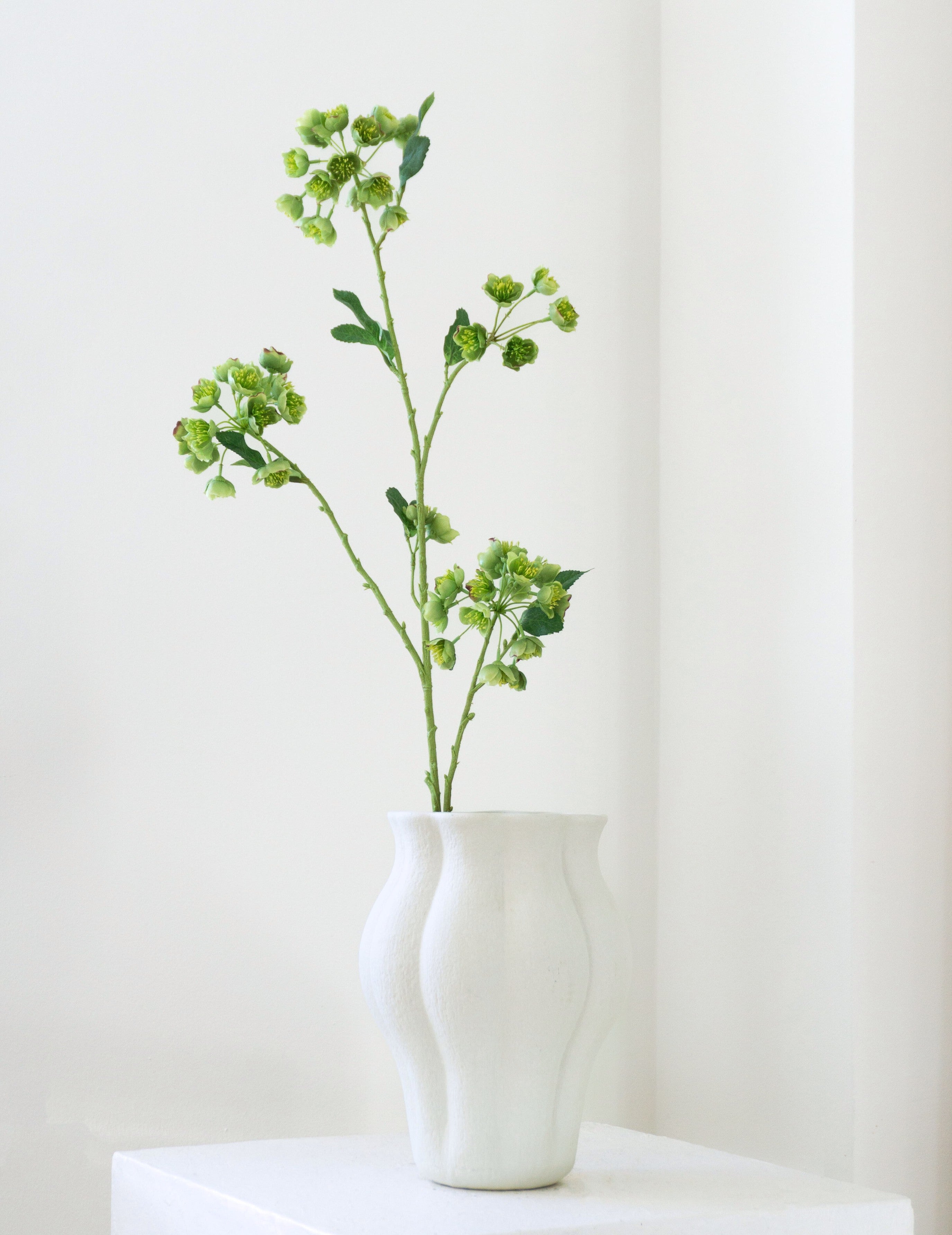 Kunstblume Helleborus Grün