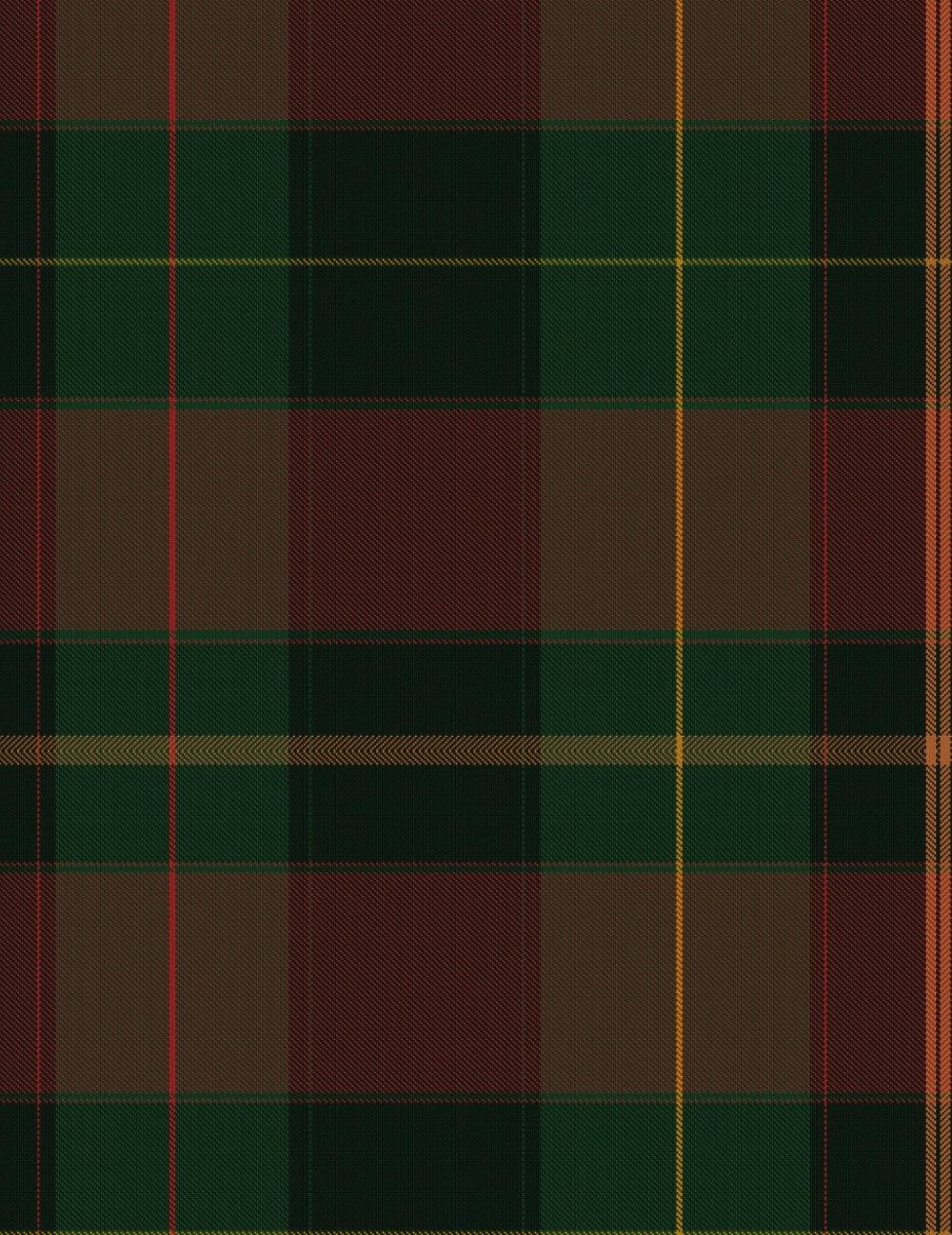 Wandtapete Equestrian Plaid Burgundy