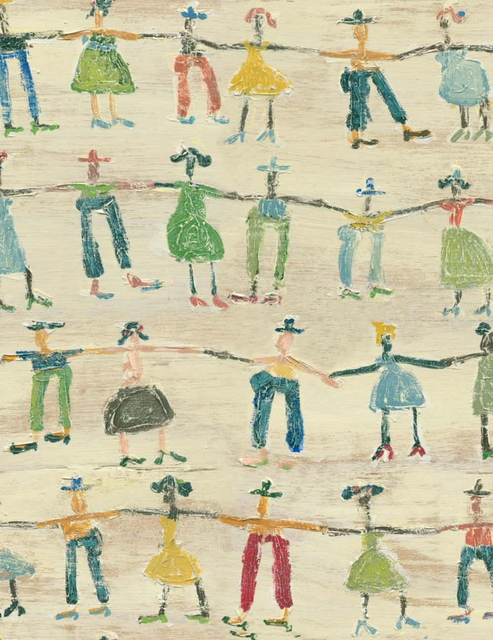 Wandtapete Little People