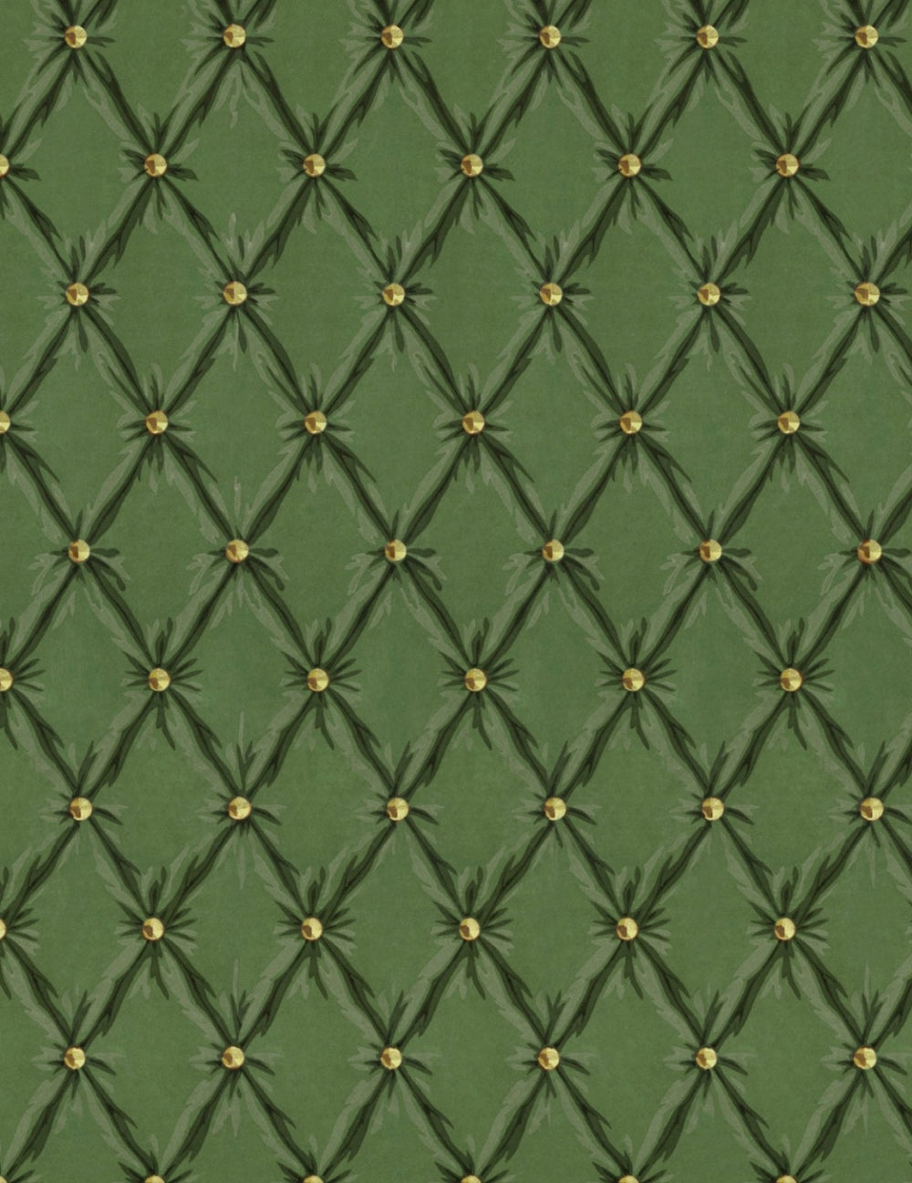 Wandtapete Tufted Panel Forest Green
