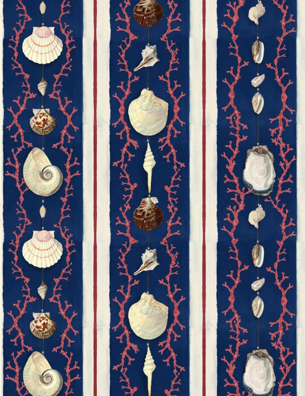 Wandtapete Coquillage