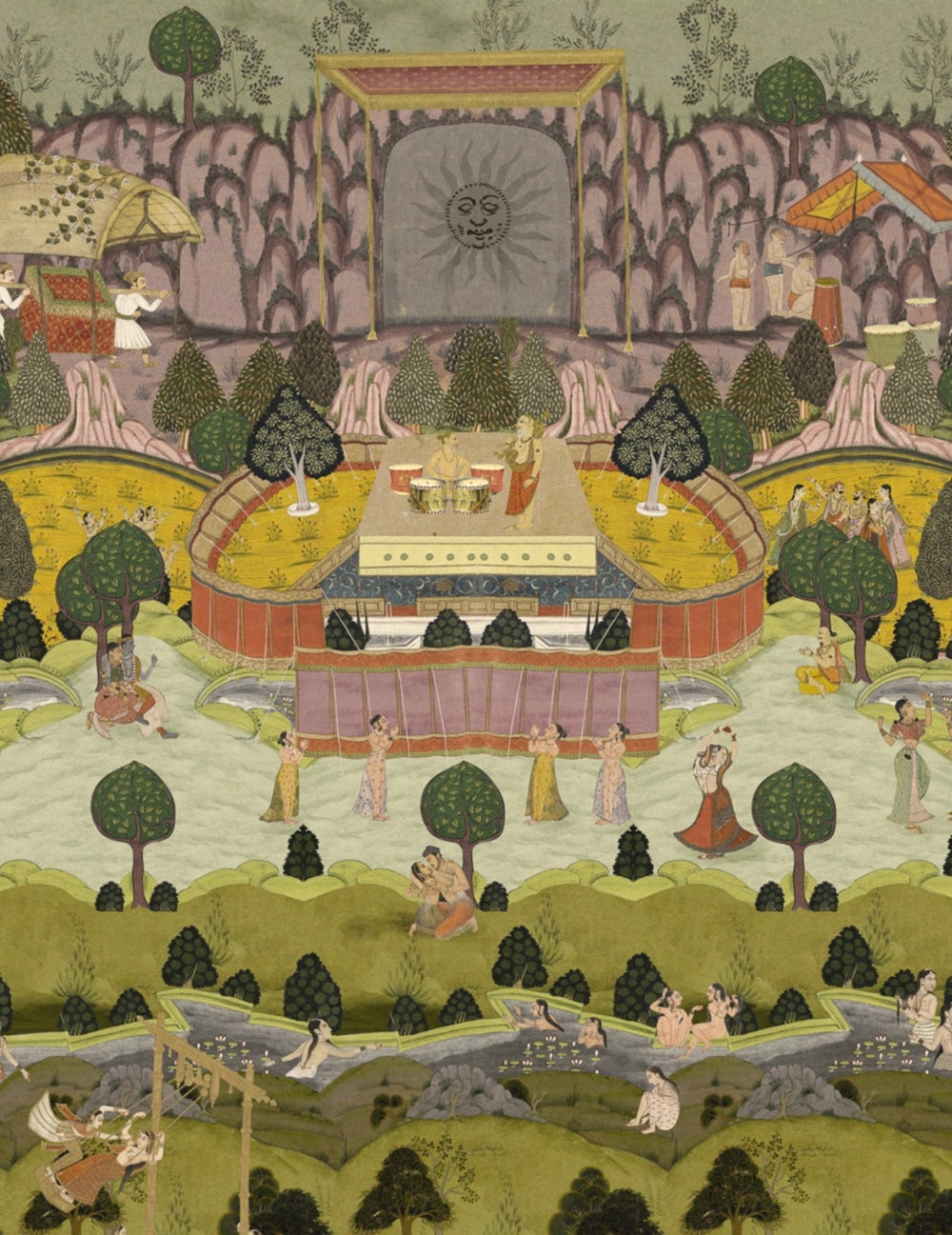 Wandtapete Peace And Music