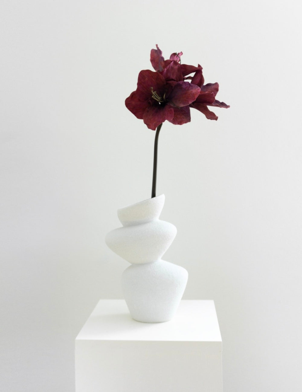 Kunstblume Amaryllis Bordeaux