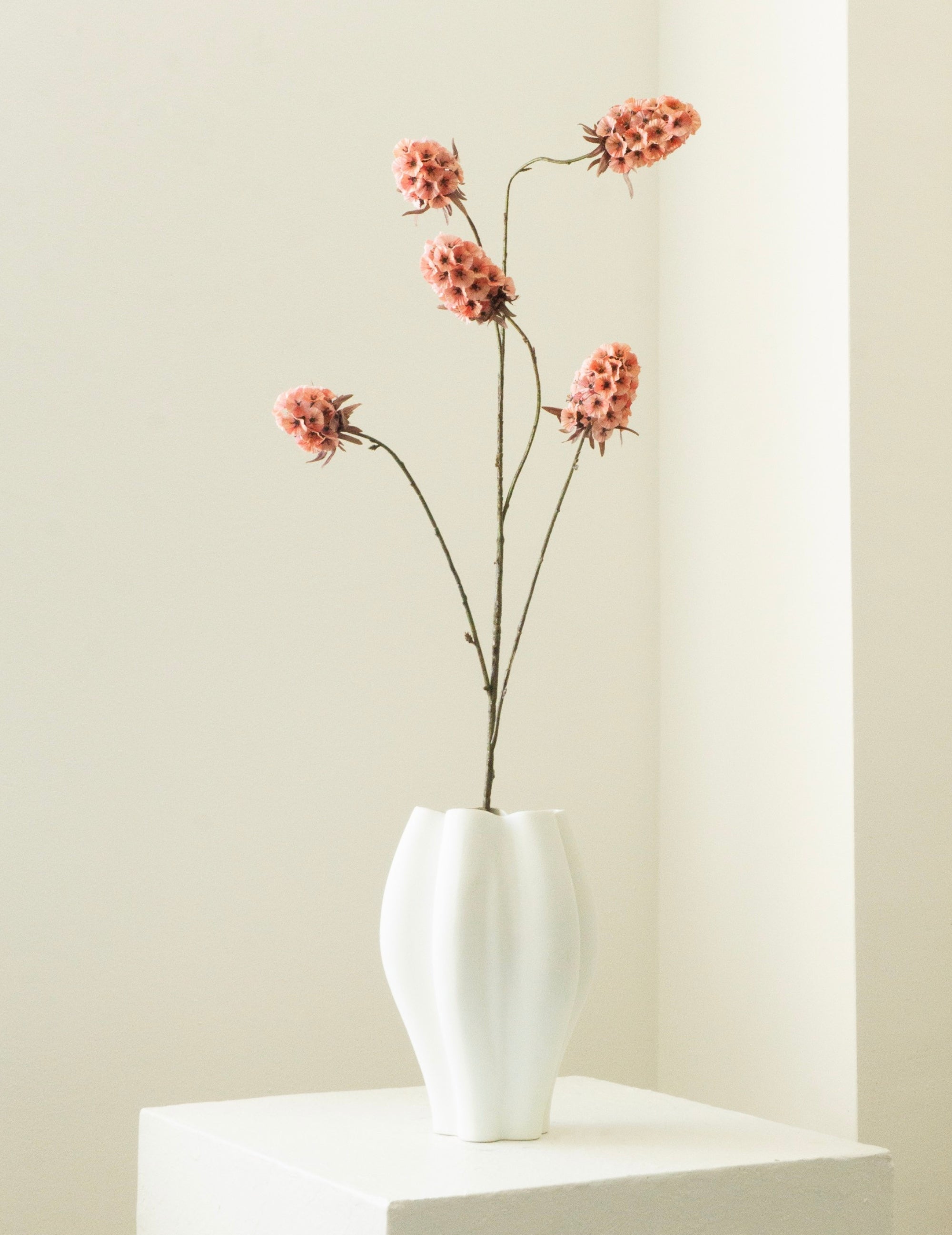 Kunstblume Dianthuszweig Rosa