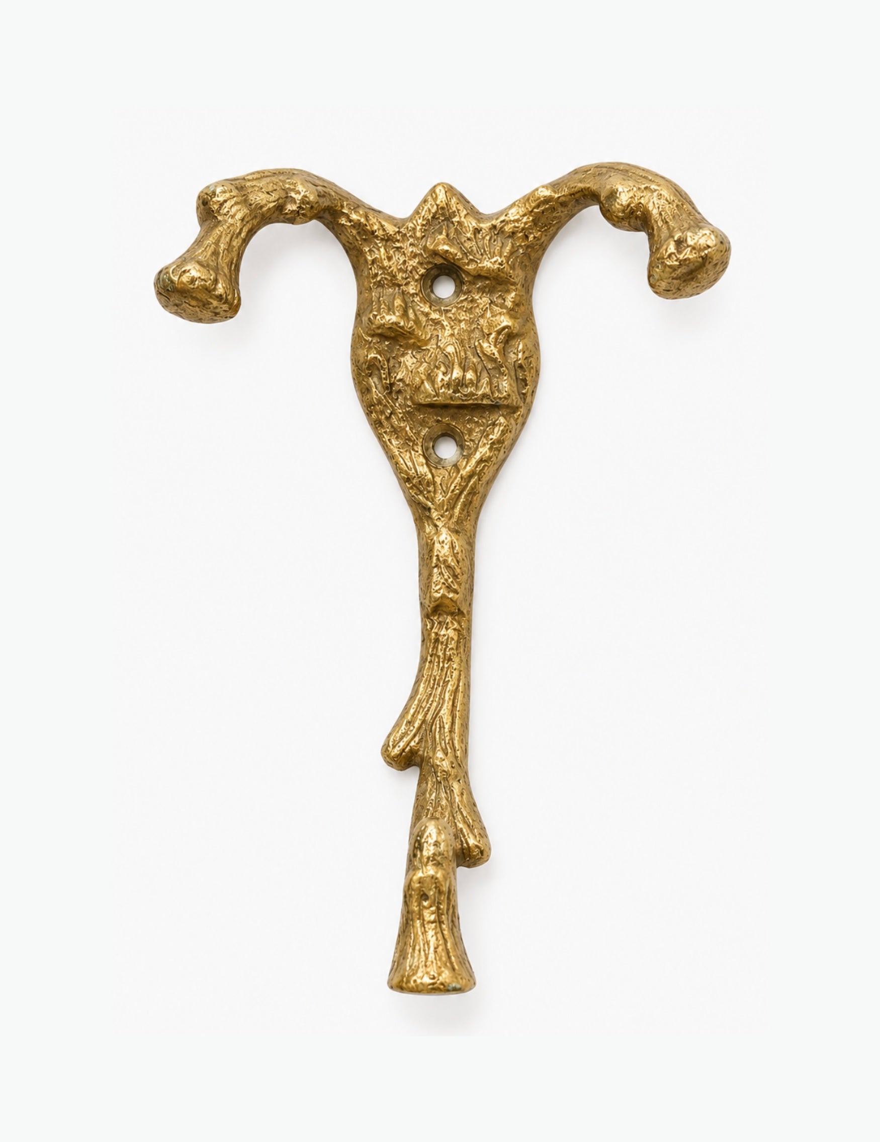 Goldener Wandhaken Ast