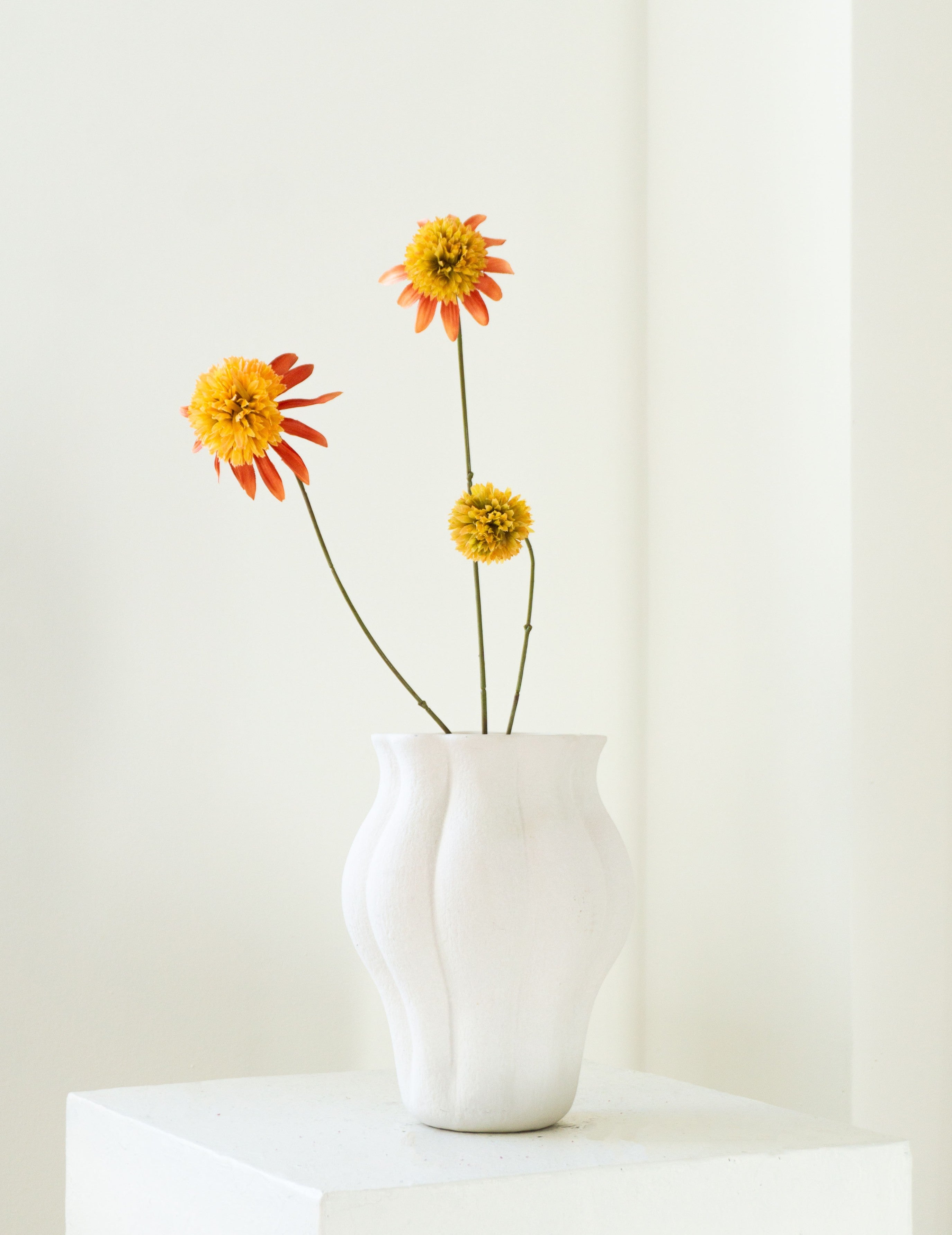 Kunstblume Sonnenhut Lachs