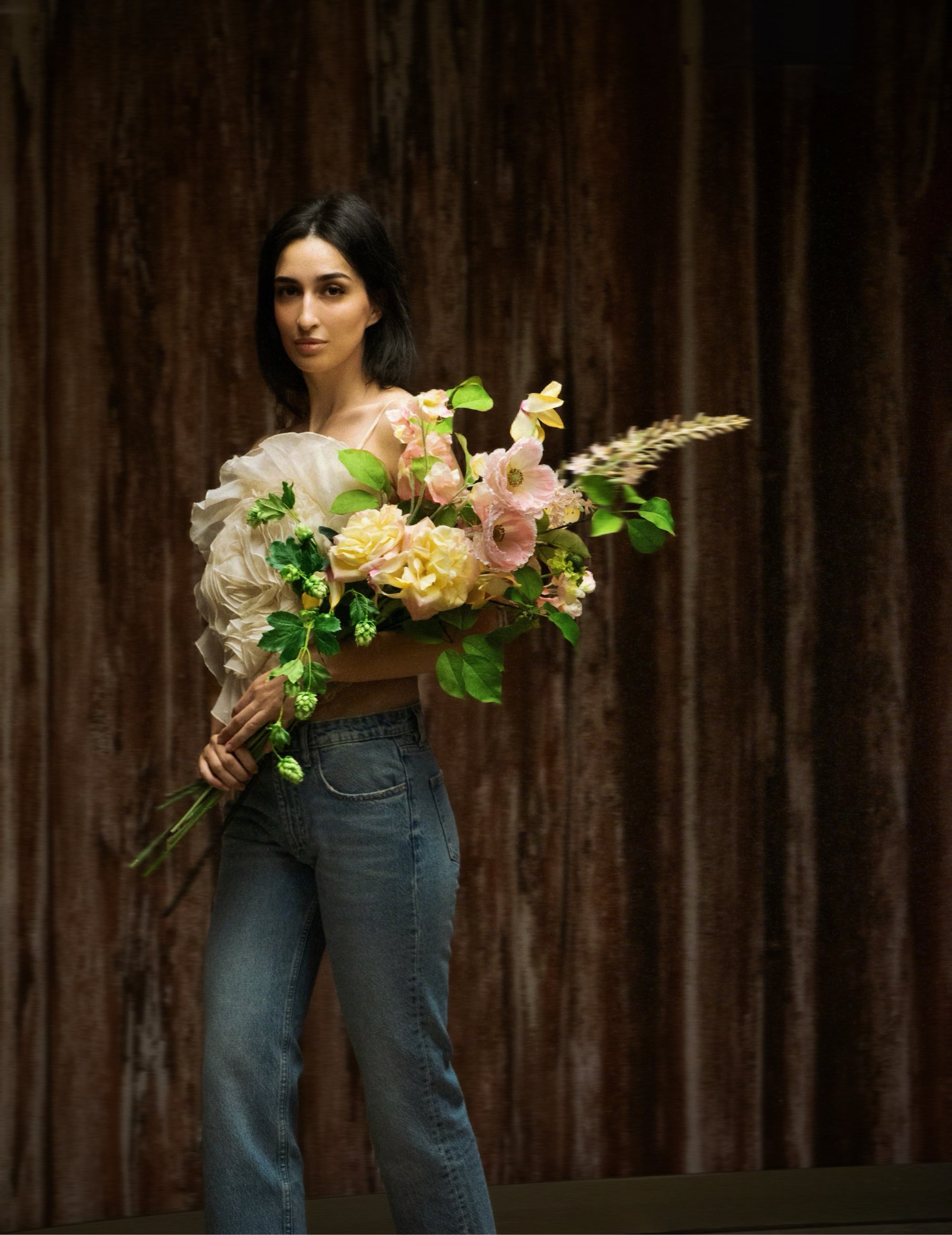 Kunstblumen-Strauß Pastel Zita