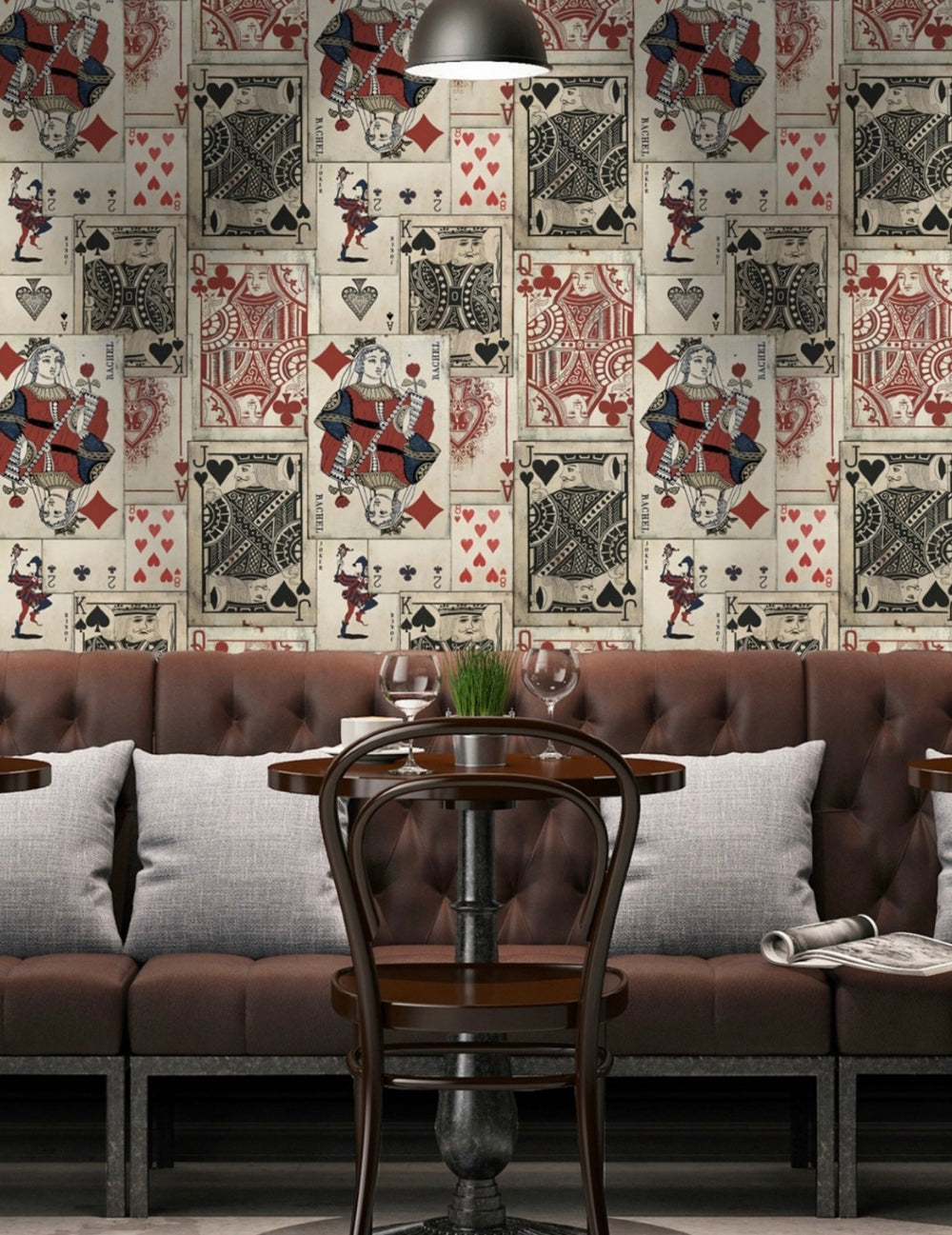 Wandtapete Playcards Premium