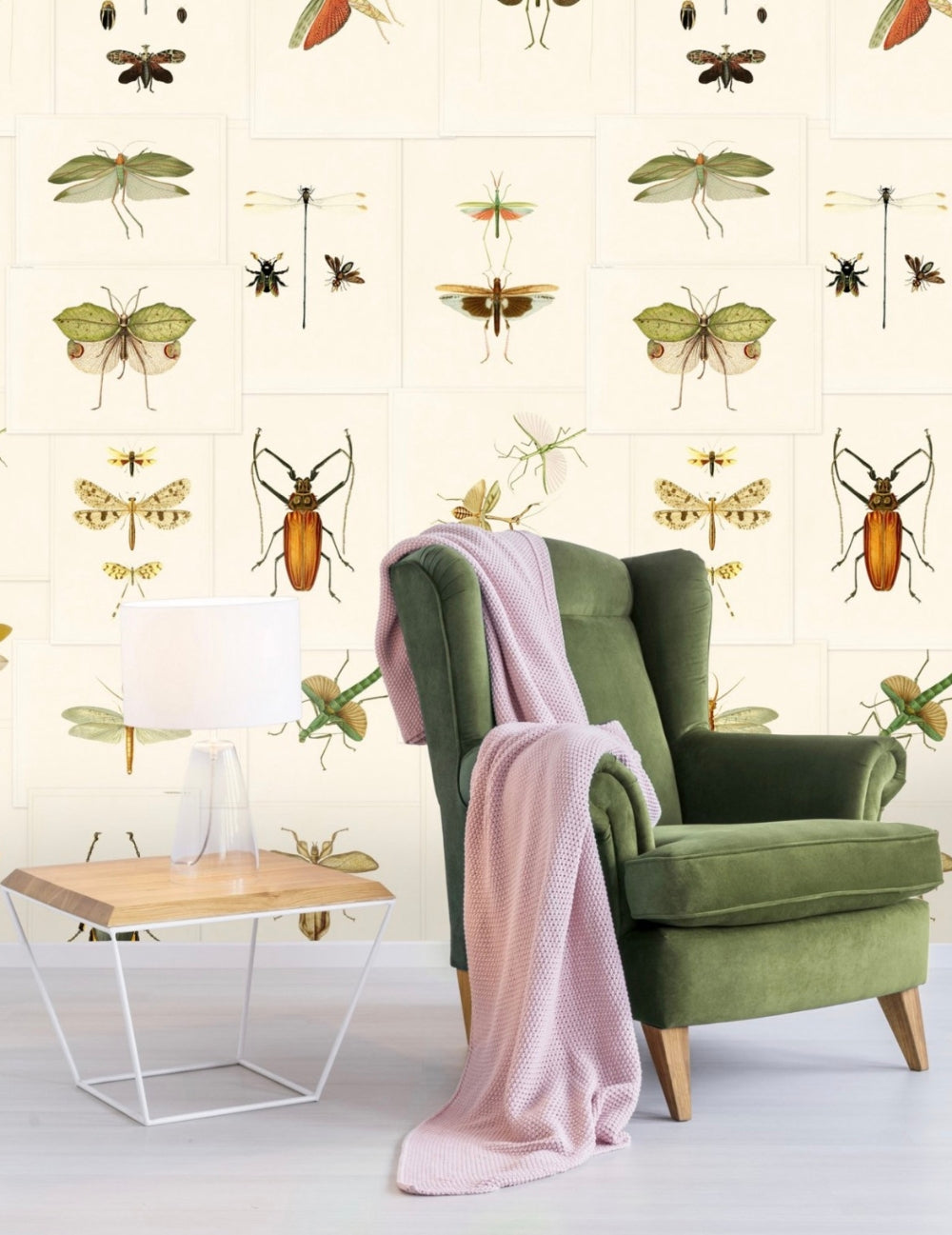 Wandtapete Entomology