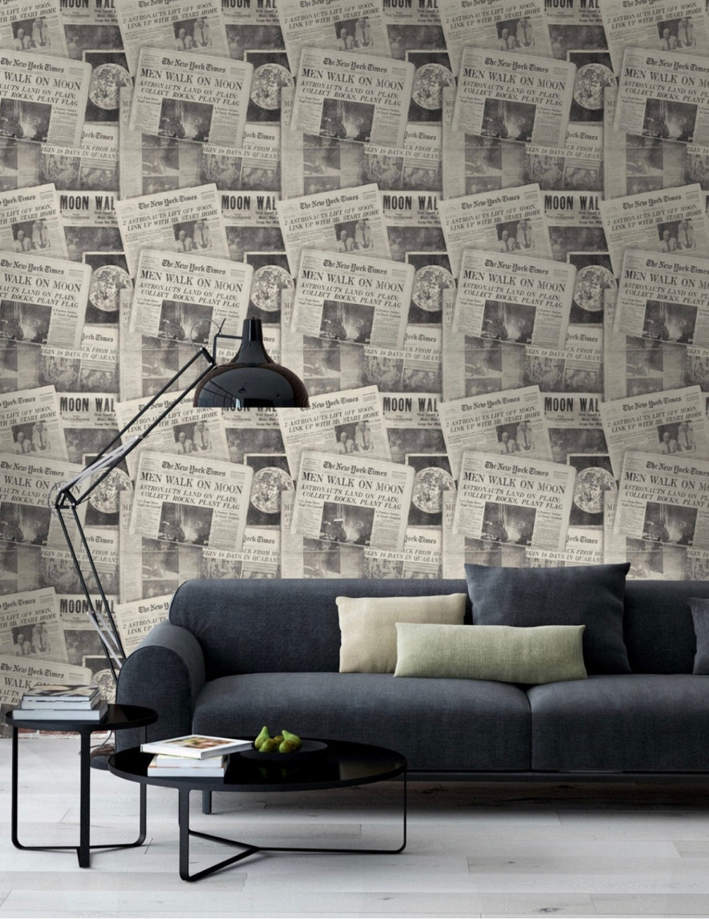 Wandtapete Moonwalker Neutral