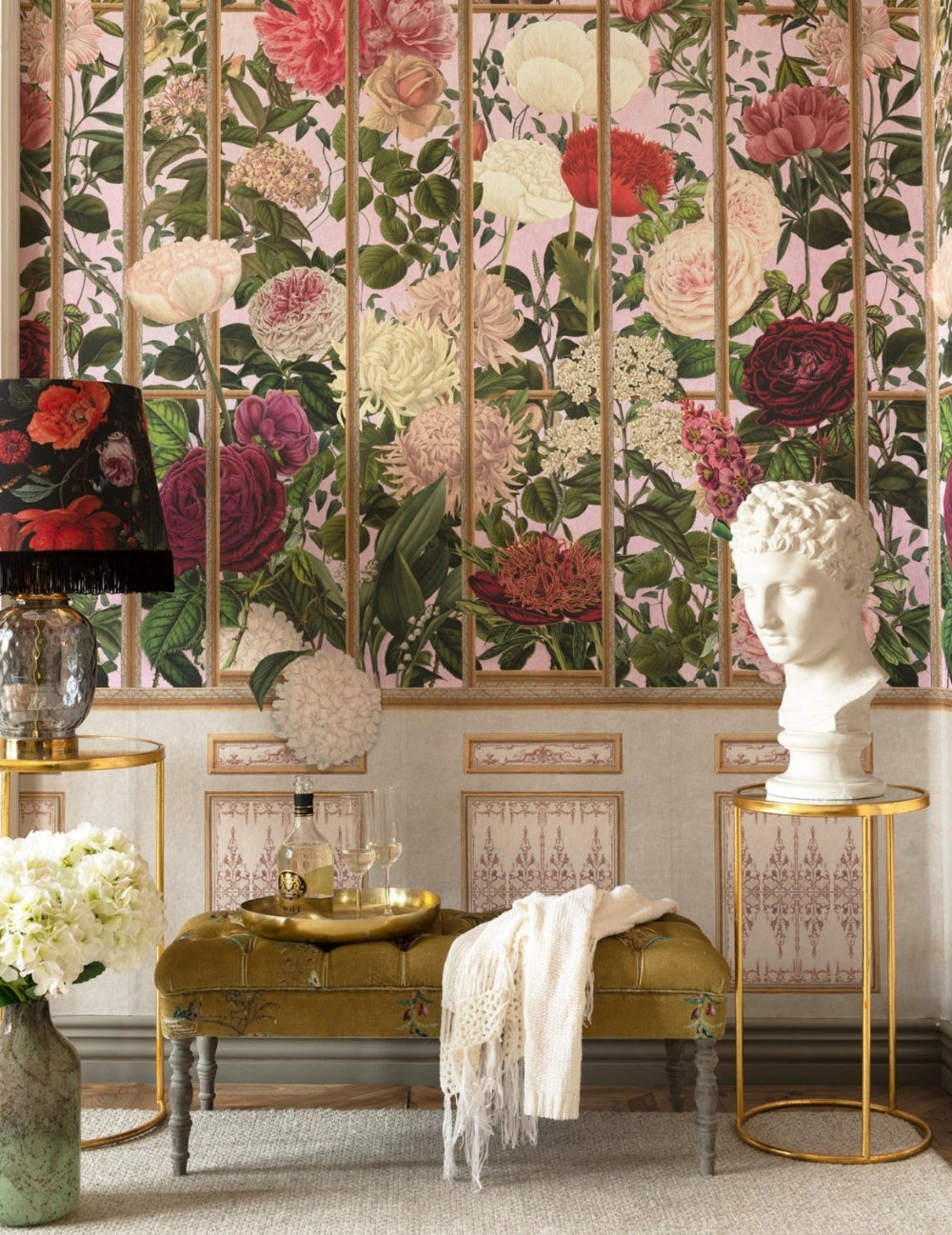 Wandtapete The Imperial Flora Rosa