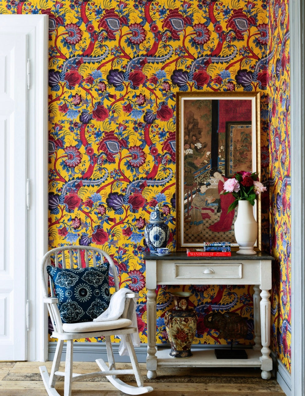 Wandtapete Chinese Paisley