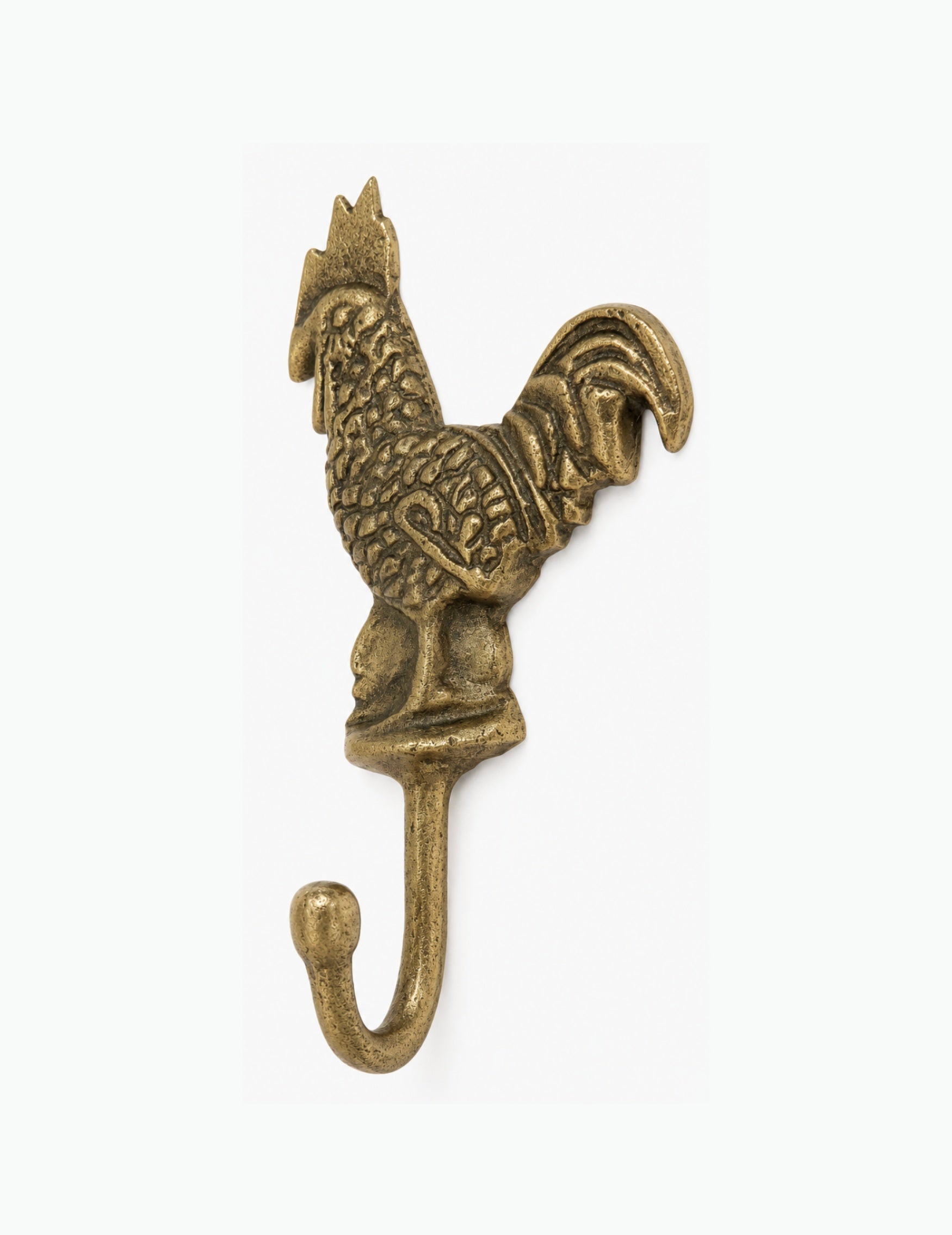 Goldener Wandhaken Hahn