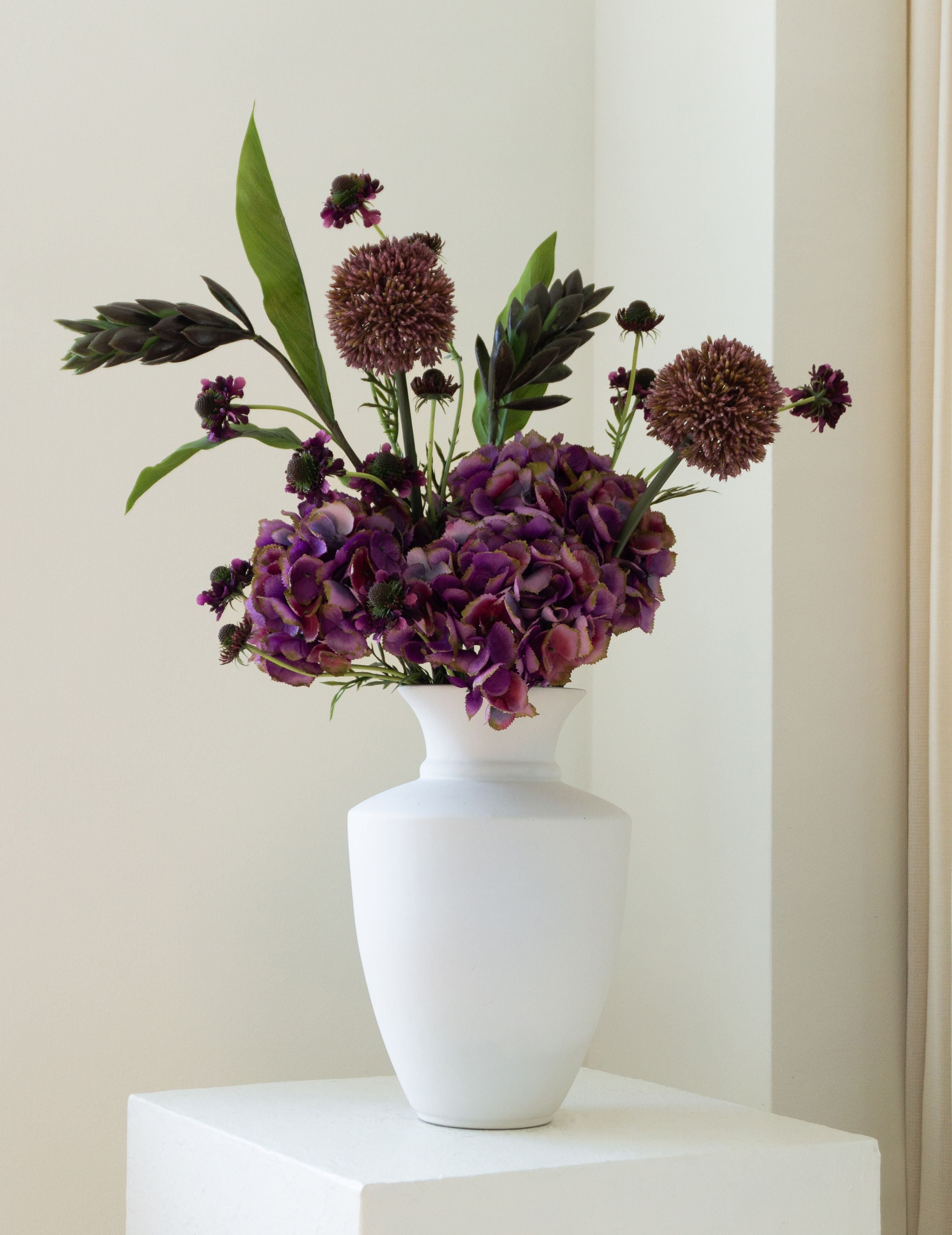 Kunstblumen-Strauß Midnight Plum