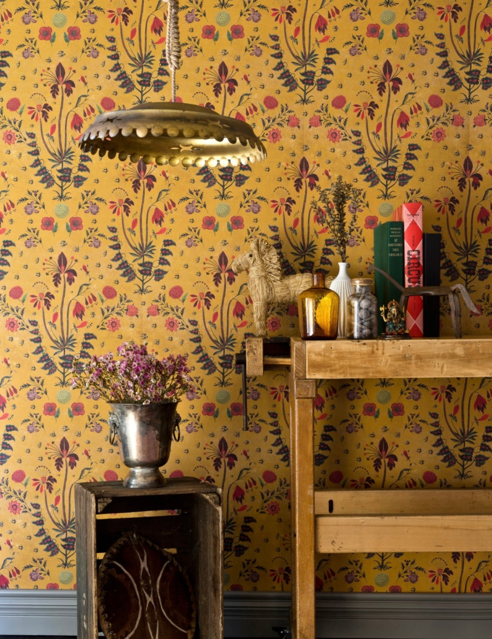 Wandtapete Gypsy Ochre