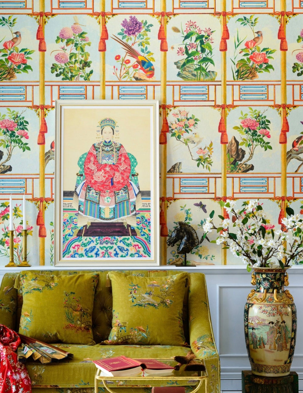 Wandtapete Flowering Wall