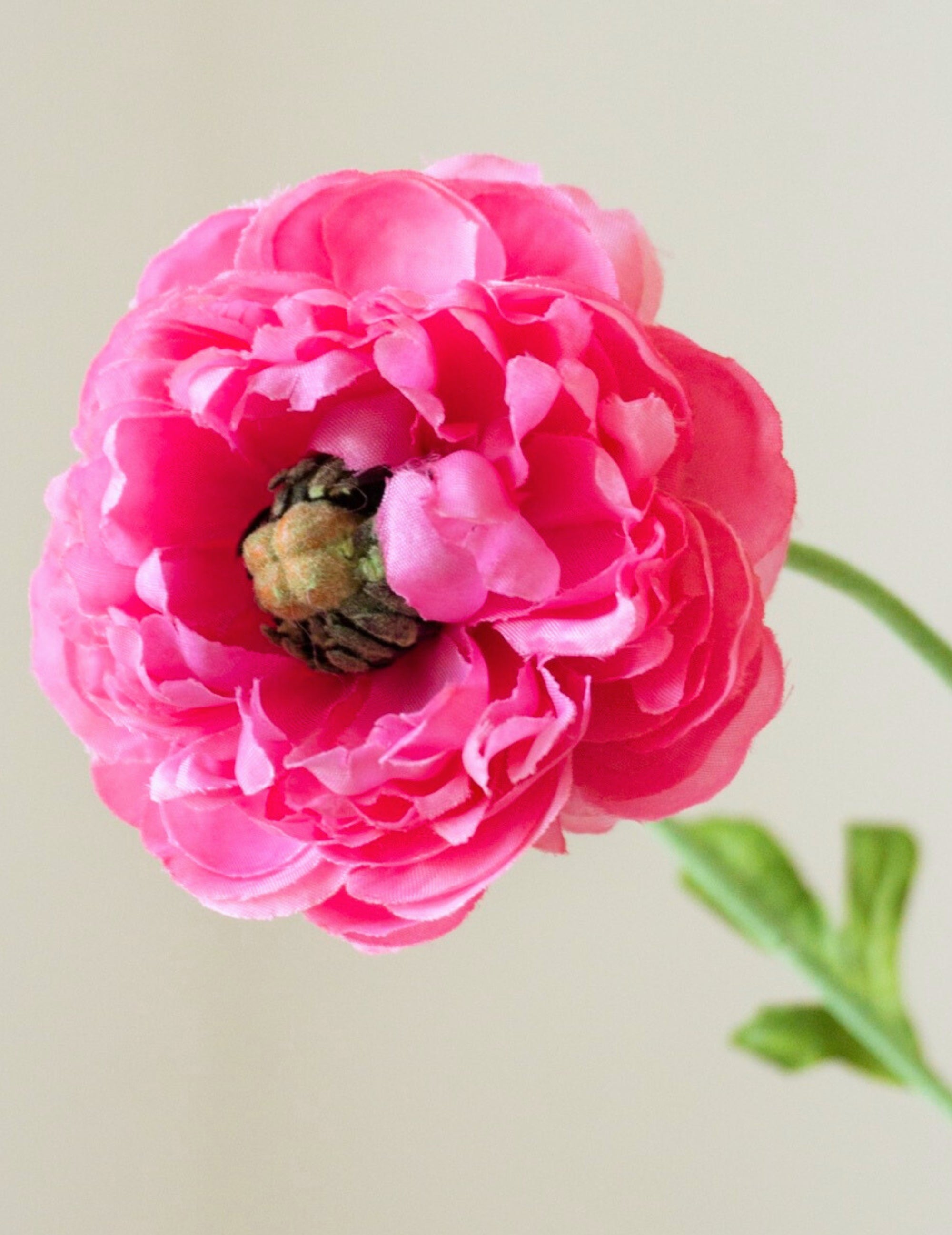 Kunstblume Ranunkel Pink