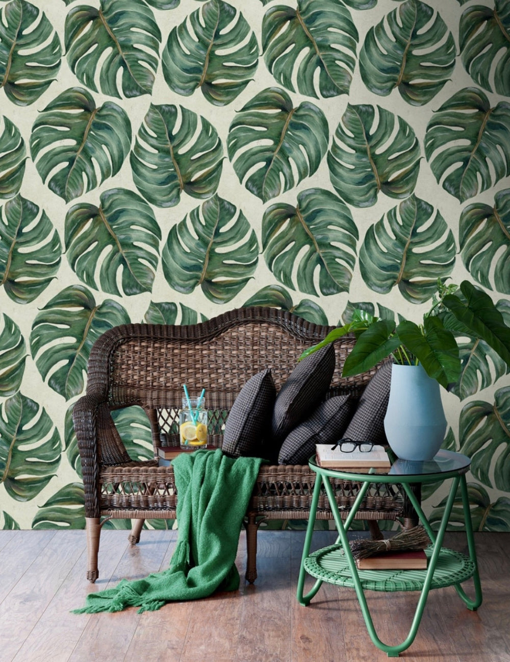 Wandtapete Tropical Leaf Premium