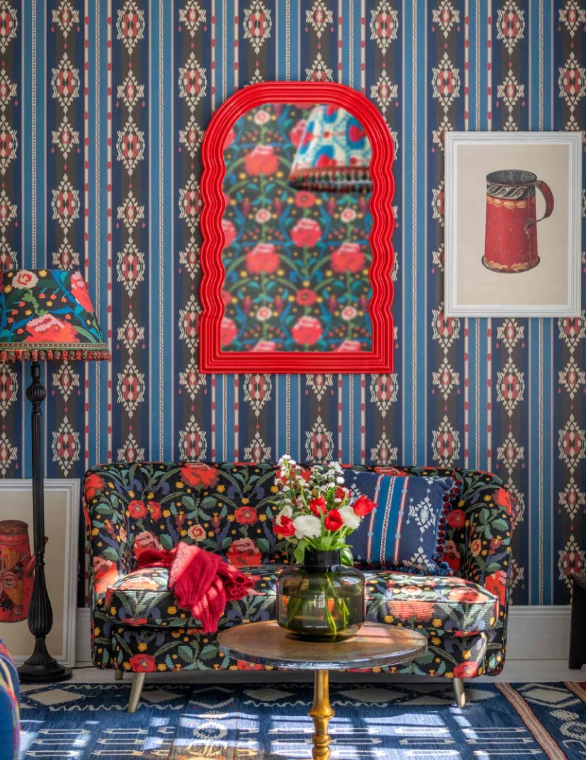 Wandtapete King's Ikat