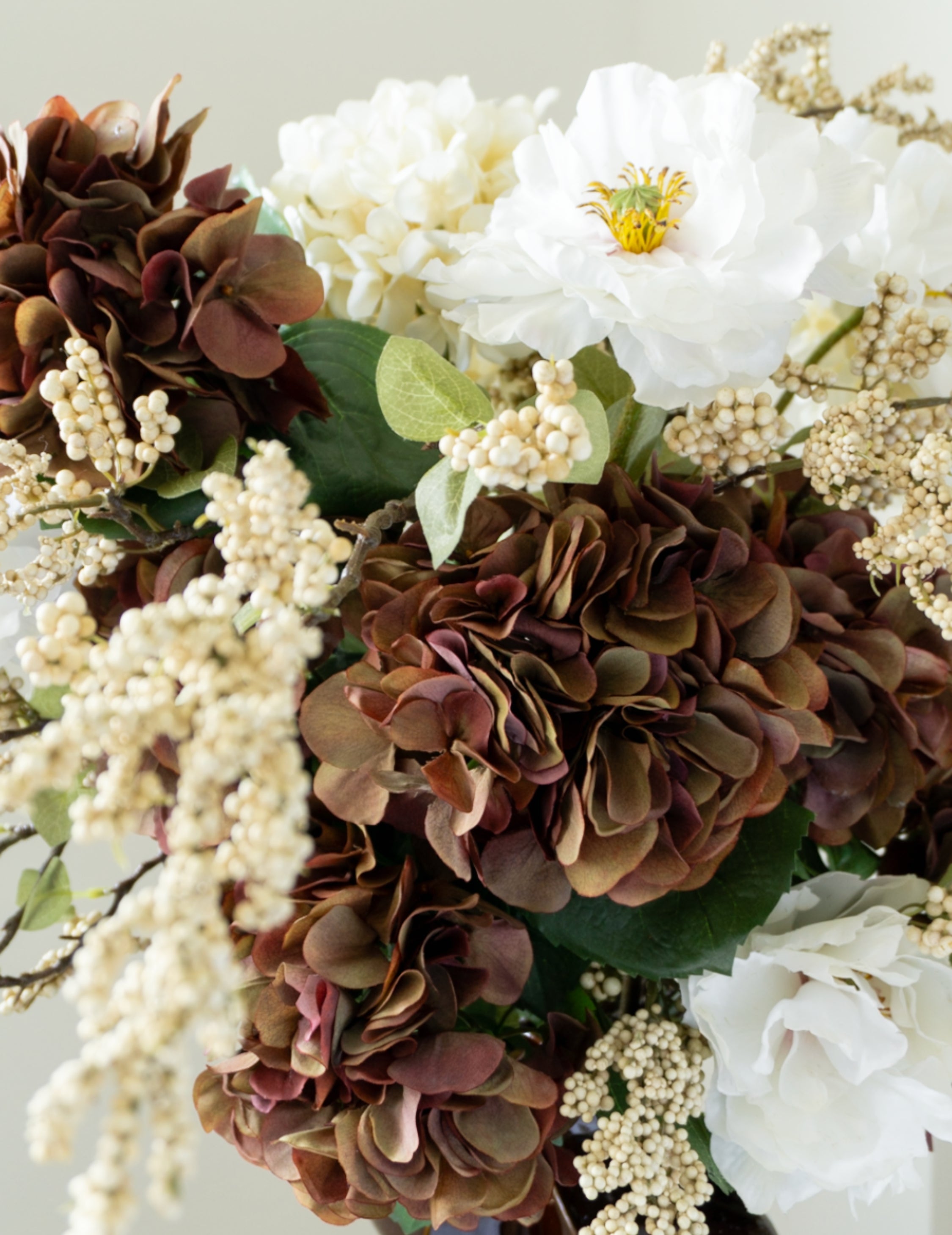 Artificial Flower Bouquet Ivory Nemes