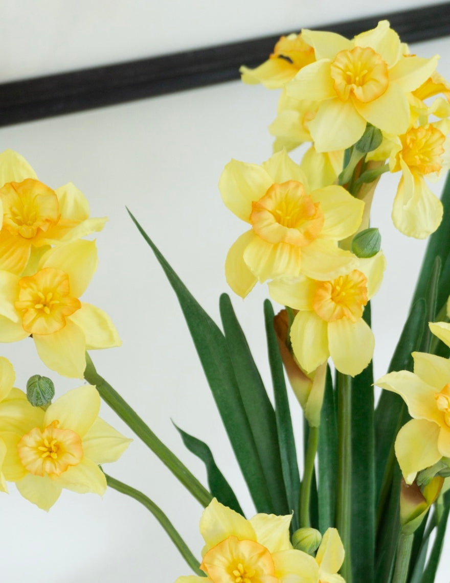 Kunstblume Narzisse Gelb