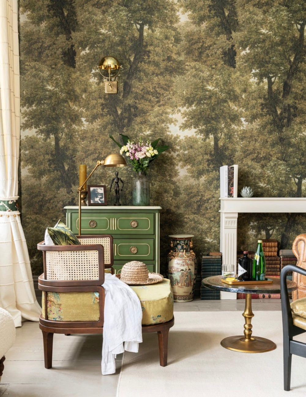 Wandtapete Branchy Autumn