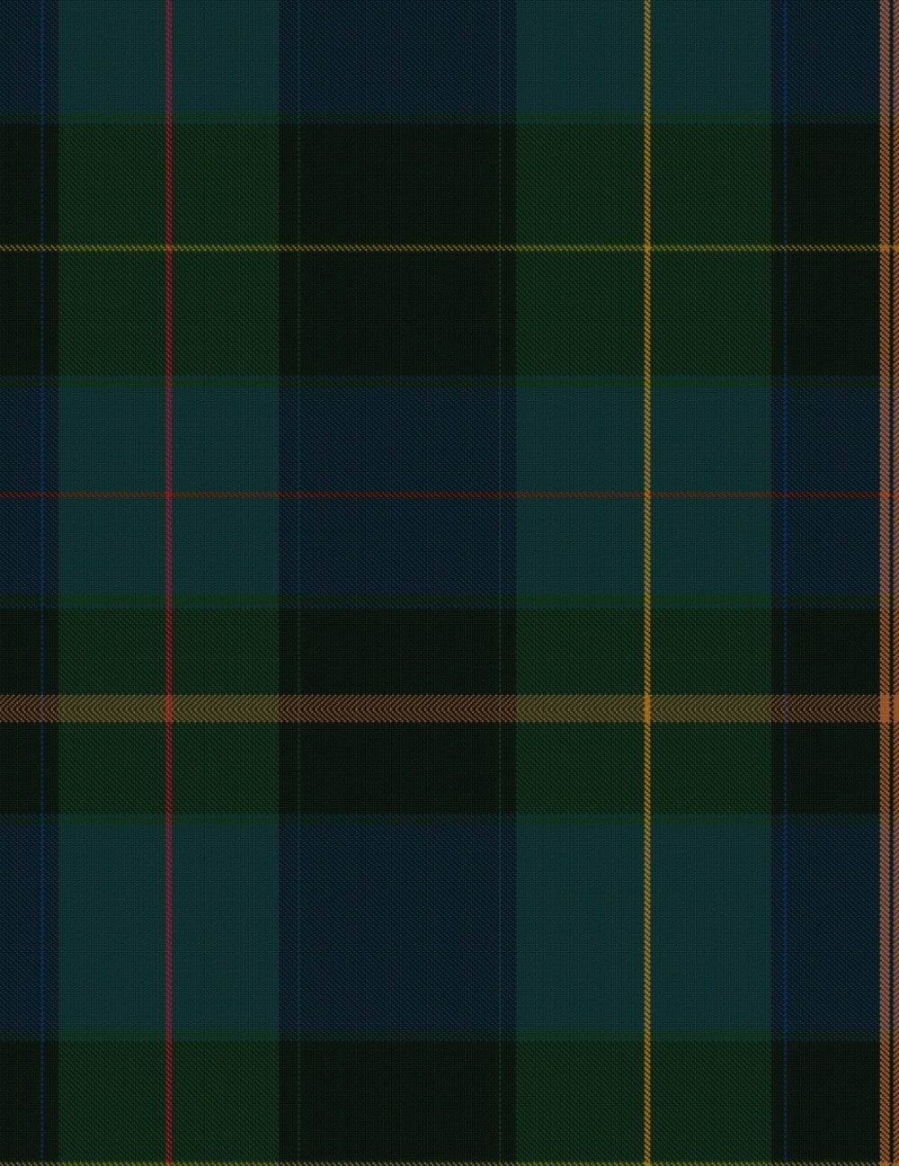 Wandtapete Equestrian Plaid Green