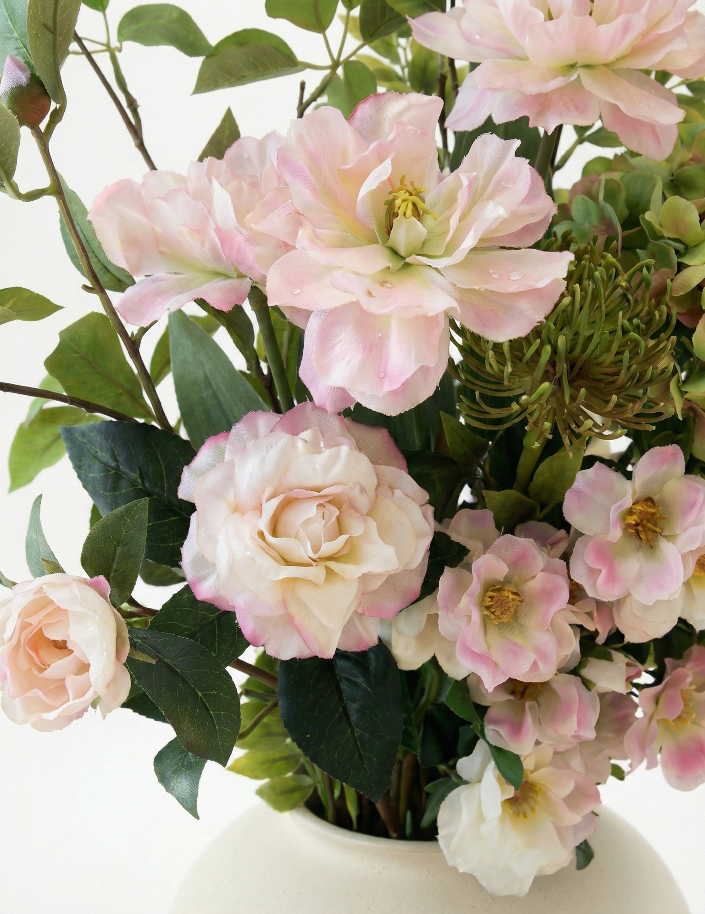 Artificial Flower Bouquet Blush Reverie