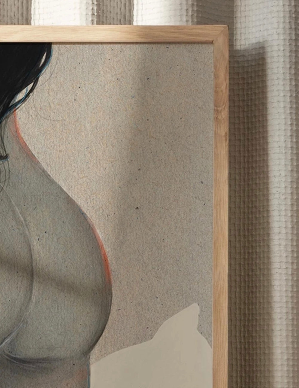 Poster Woman in Bed Creme