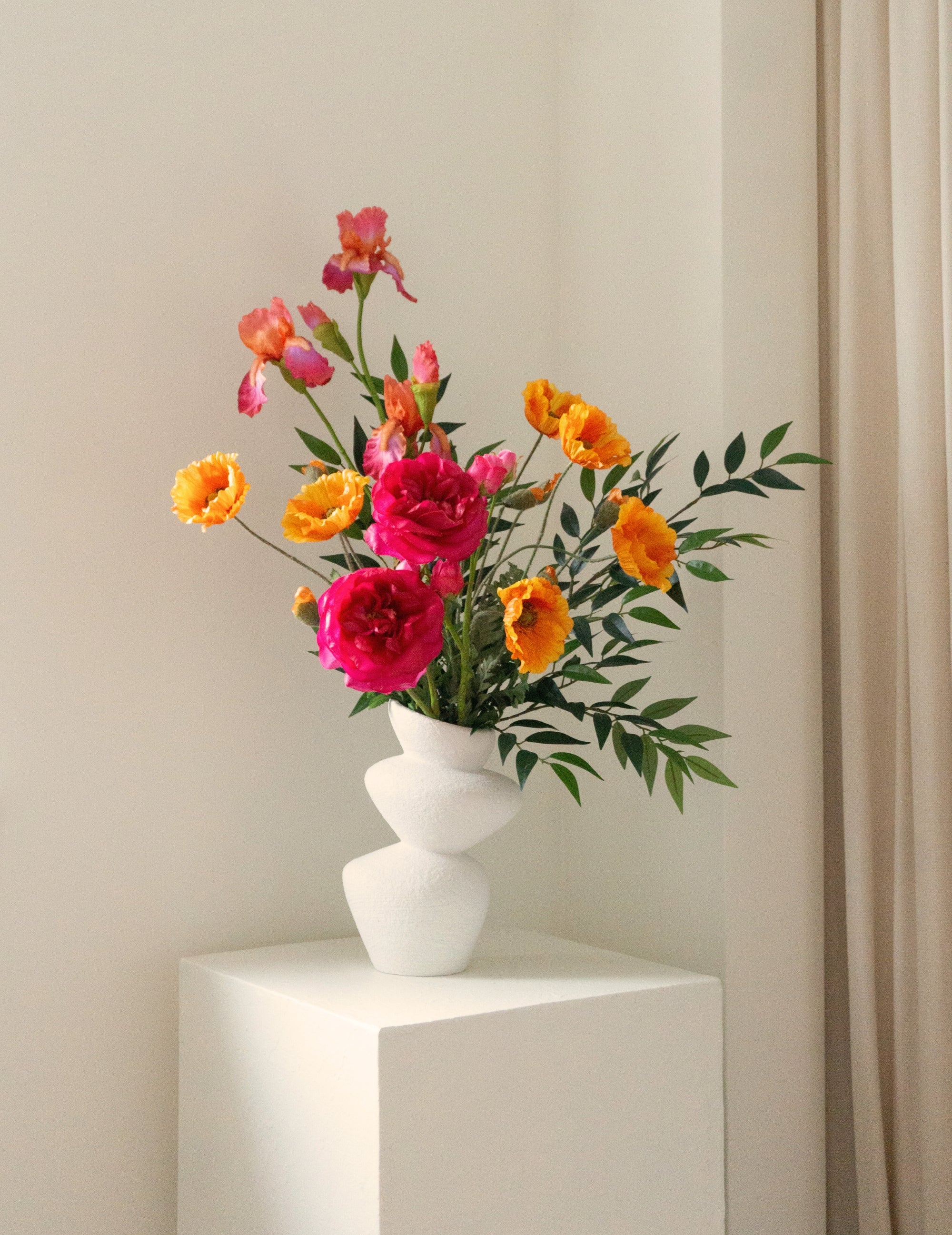 Kunstblumen-Strauß Tangerine Tango