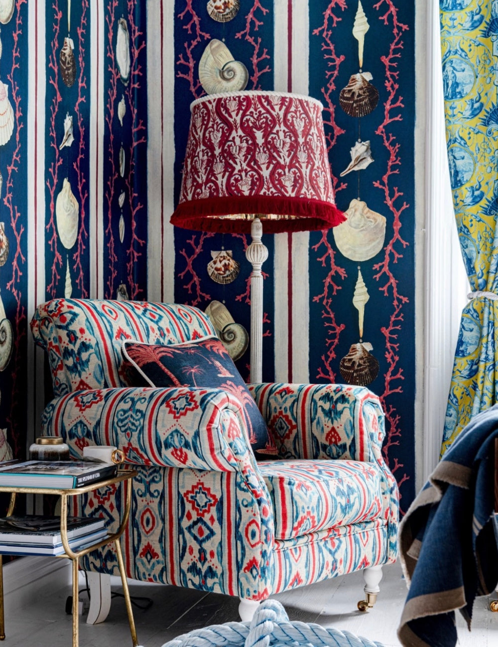 Wandtapete Coquillage