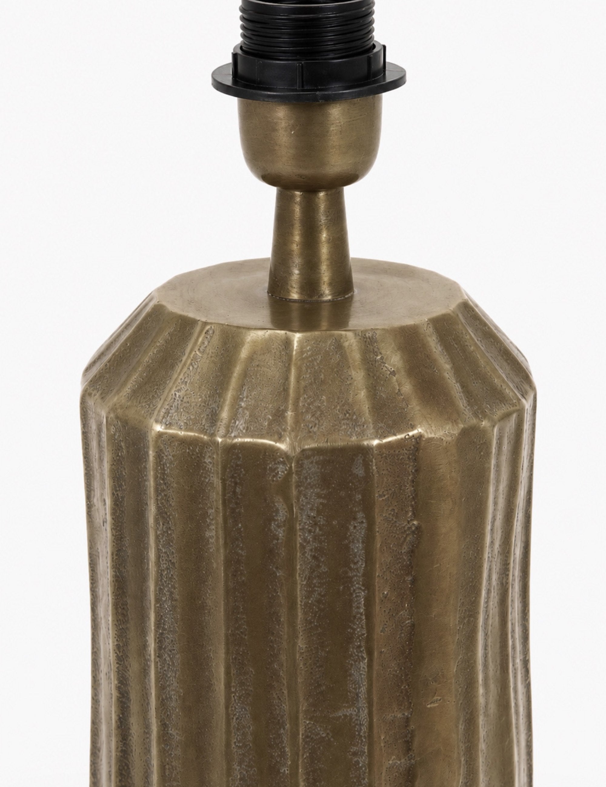 Lampenfuß Zylinder Metall Bronze