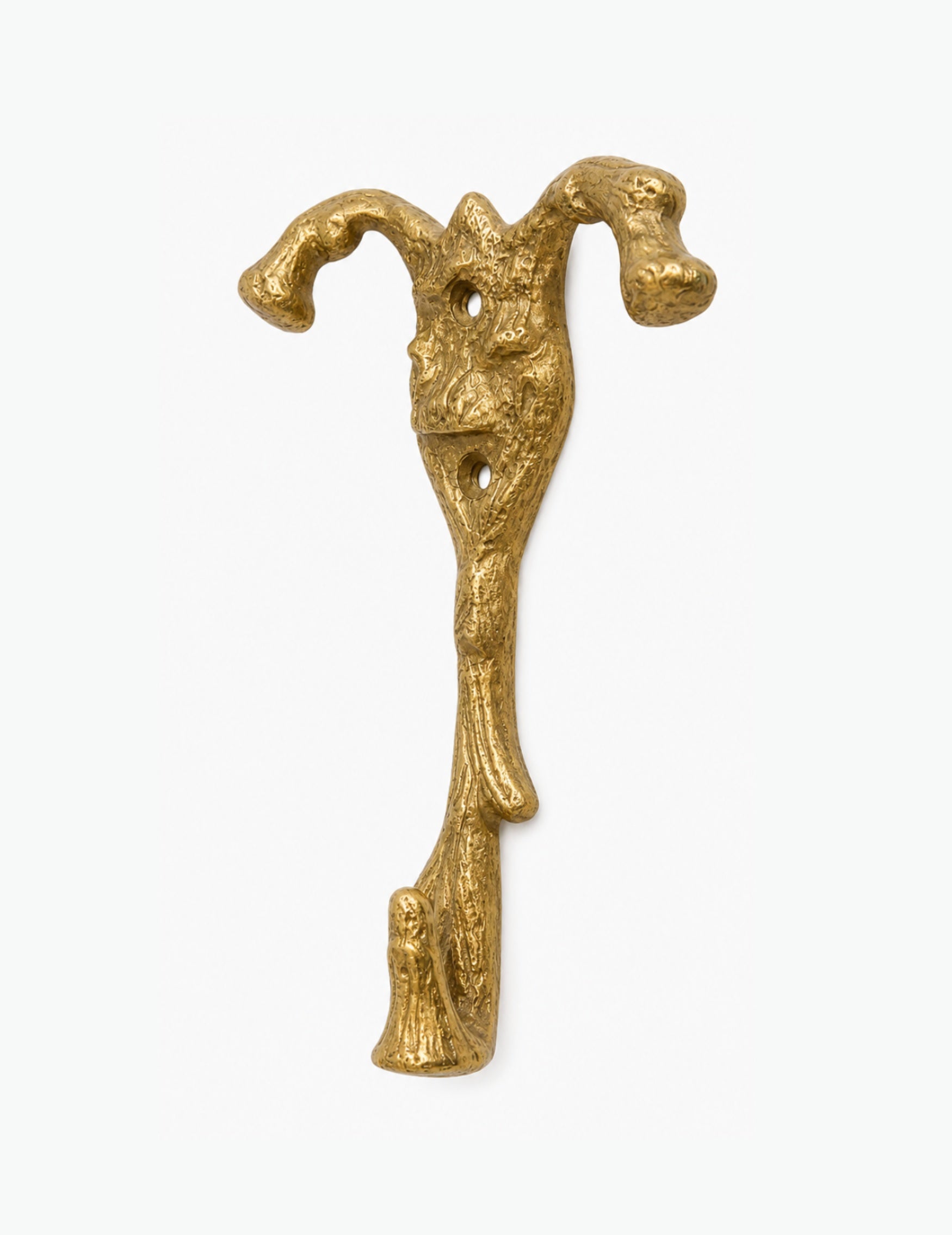 Goldener Wandhaken Ast