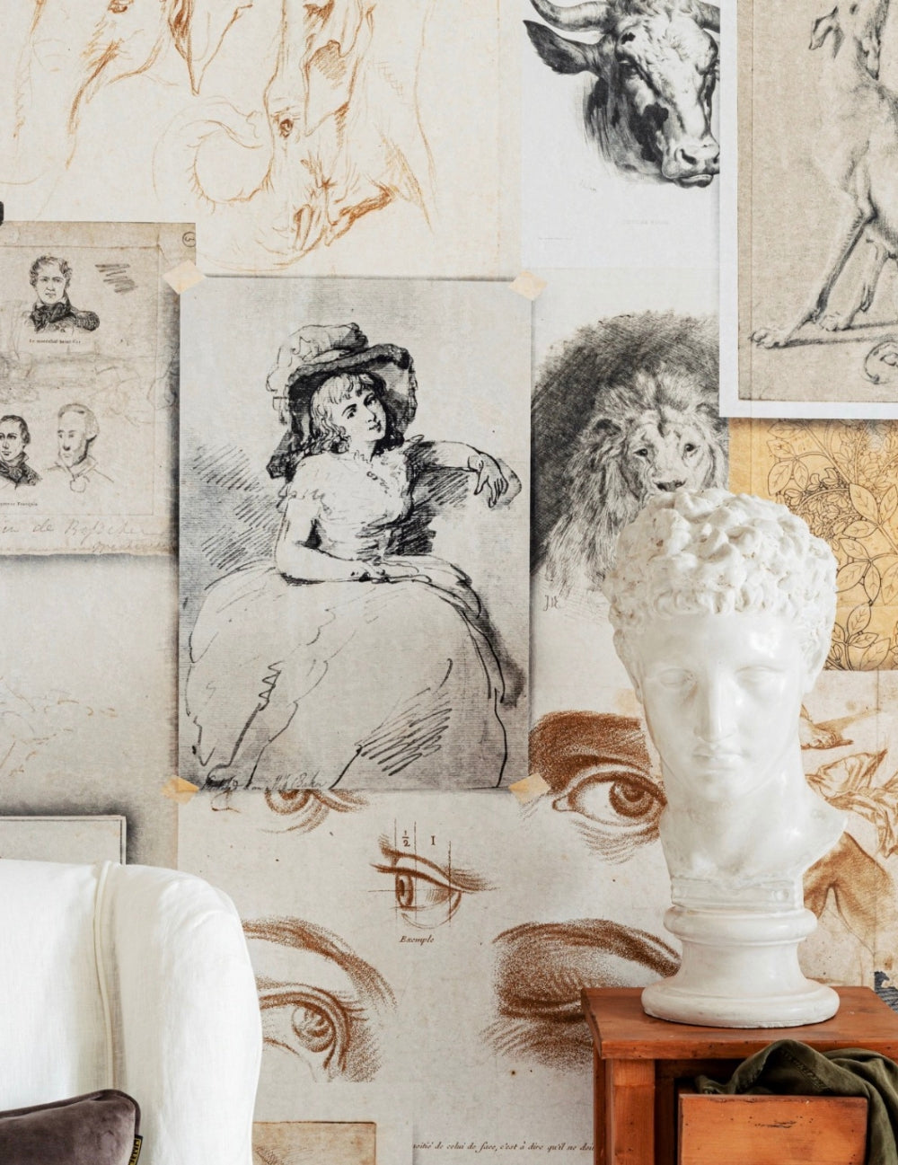 Wandtapete The Mood Board