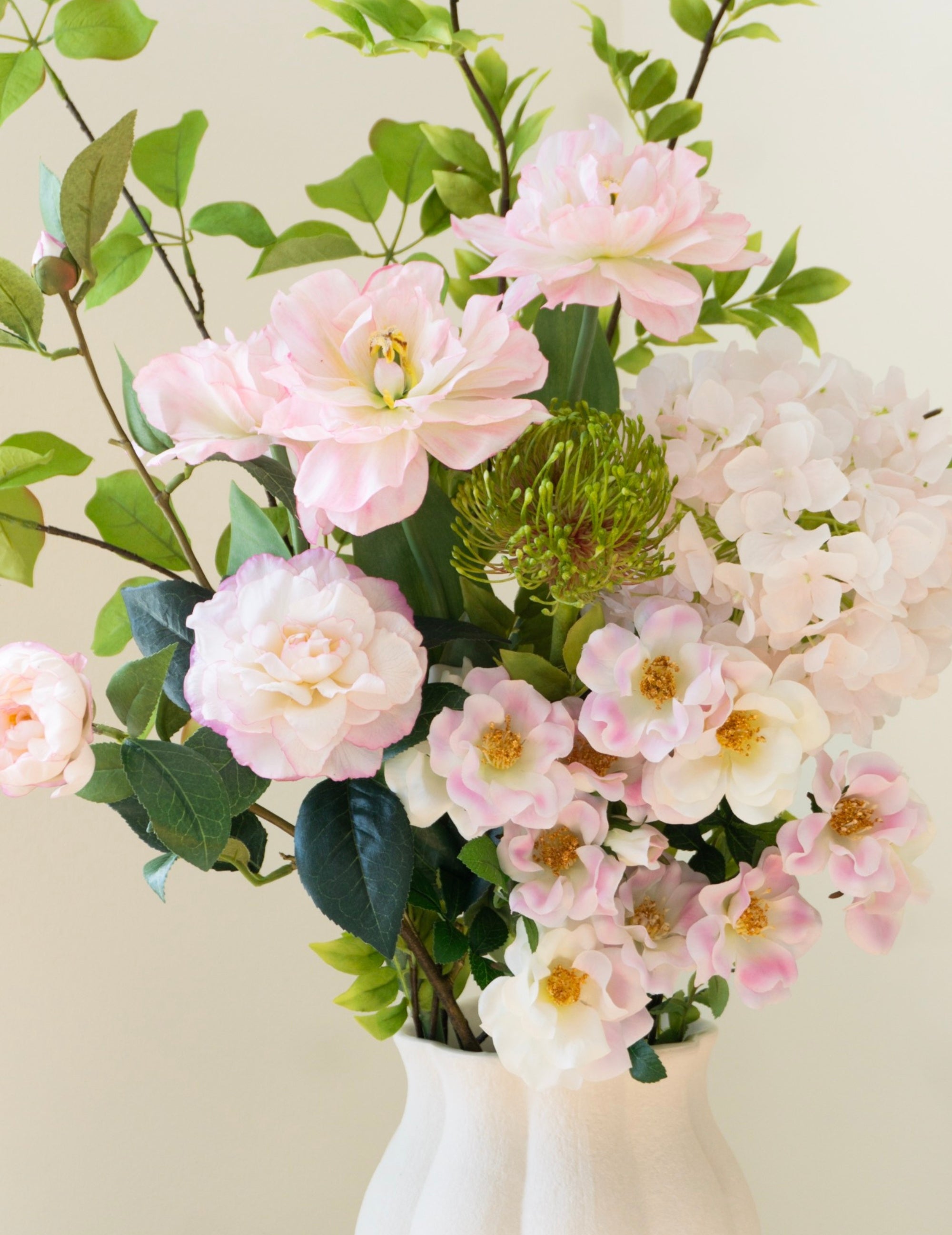 Kunstblumen-Strauß Blush Reverie