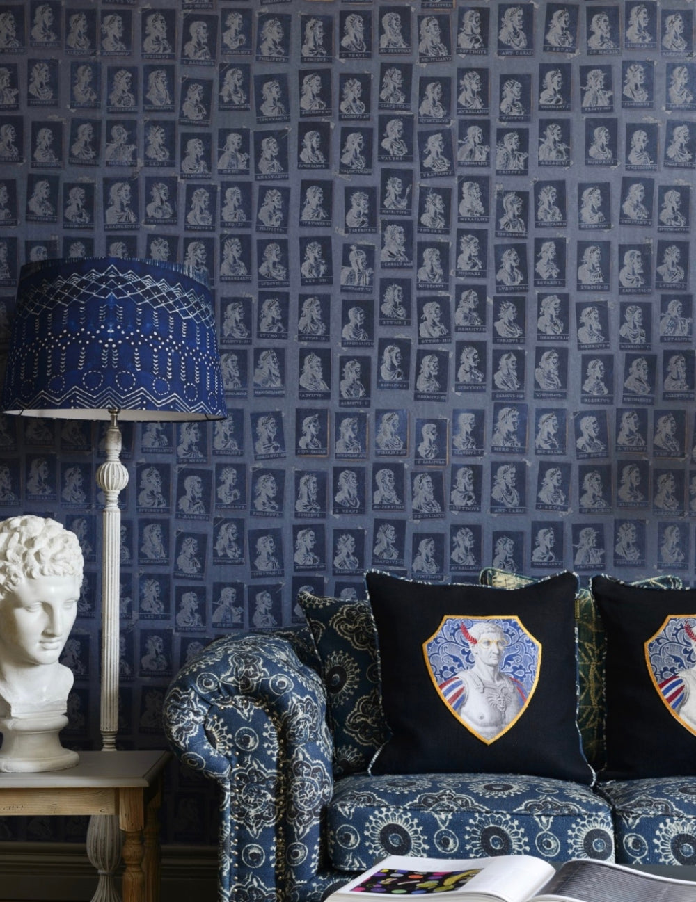 Wandtapete Emperors Blue