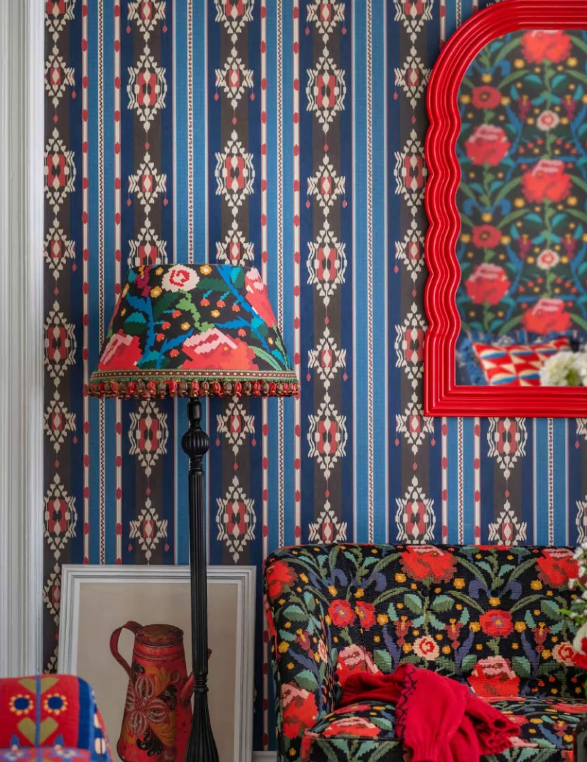 Wandtapete King's Ikat
