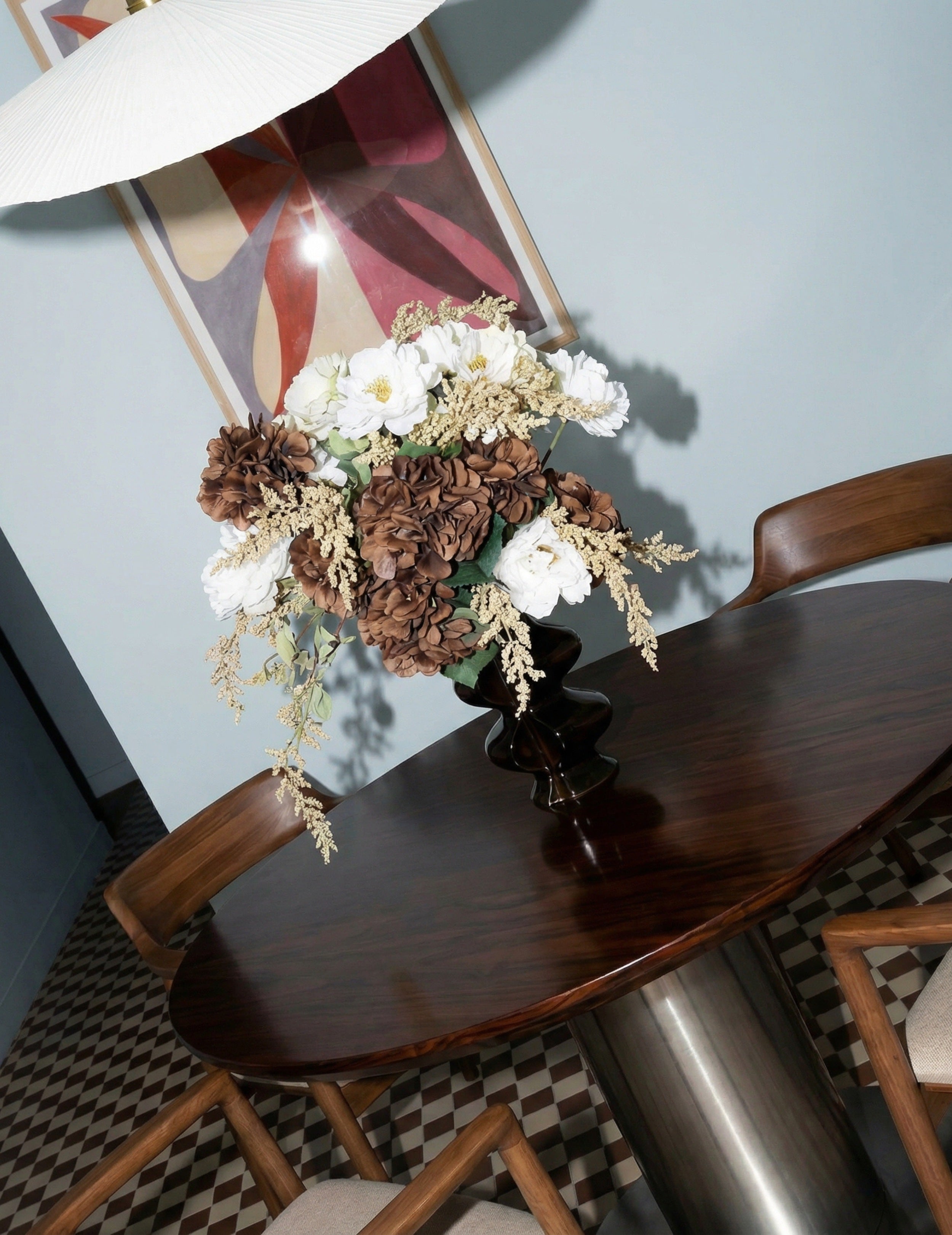 Kunstblumen-Strauß Ivory Nemes