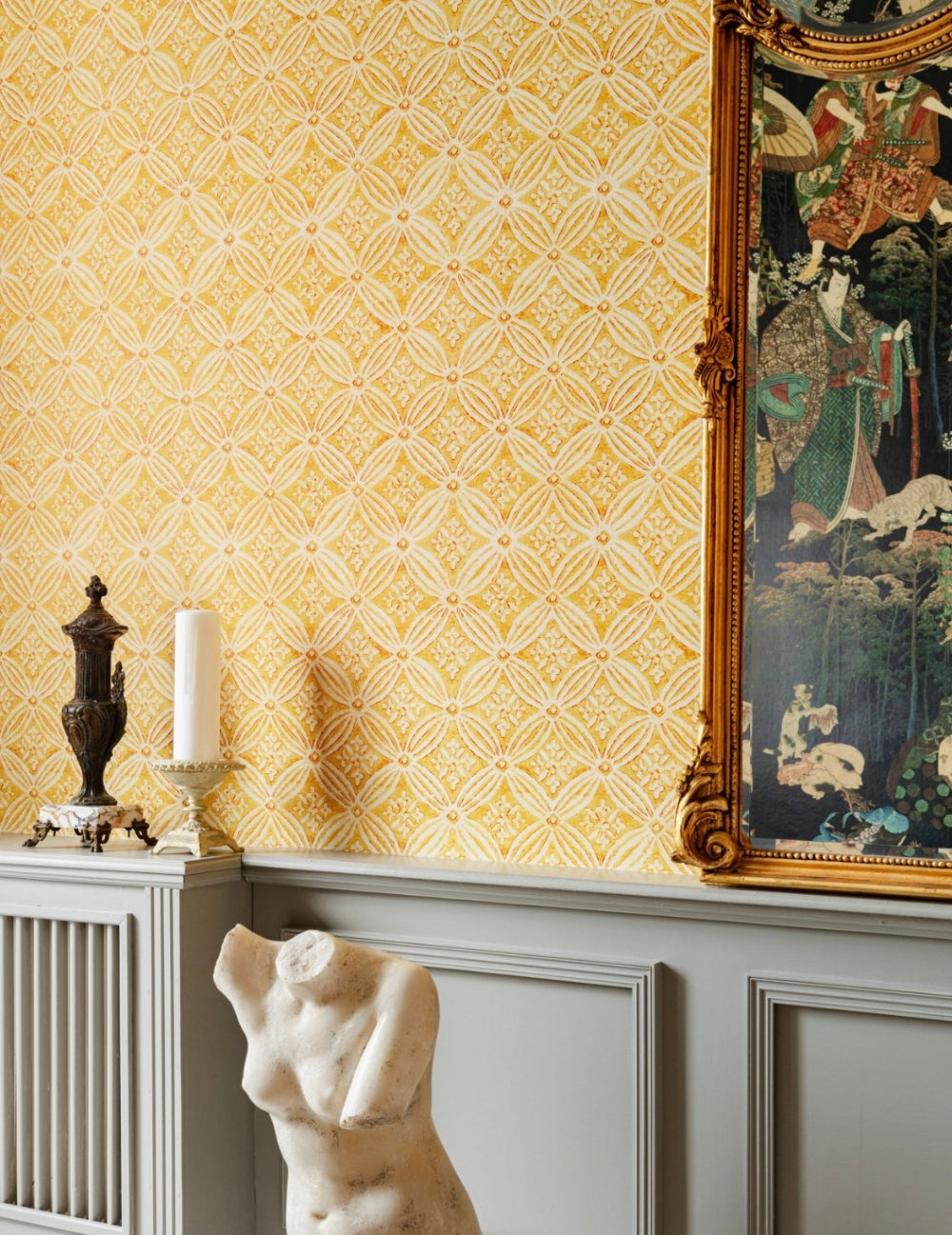 Wandtapete Kalamkari Citrus