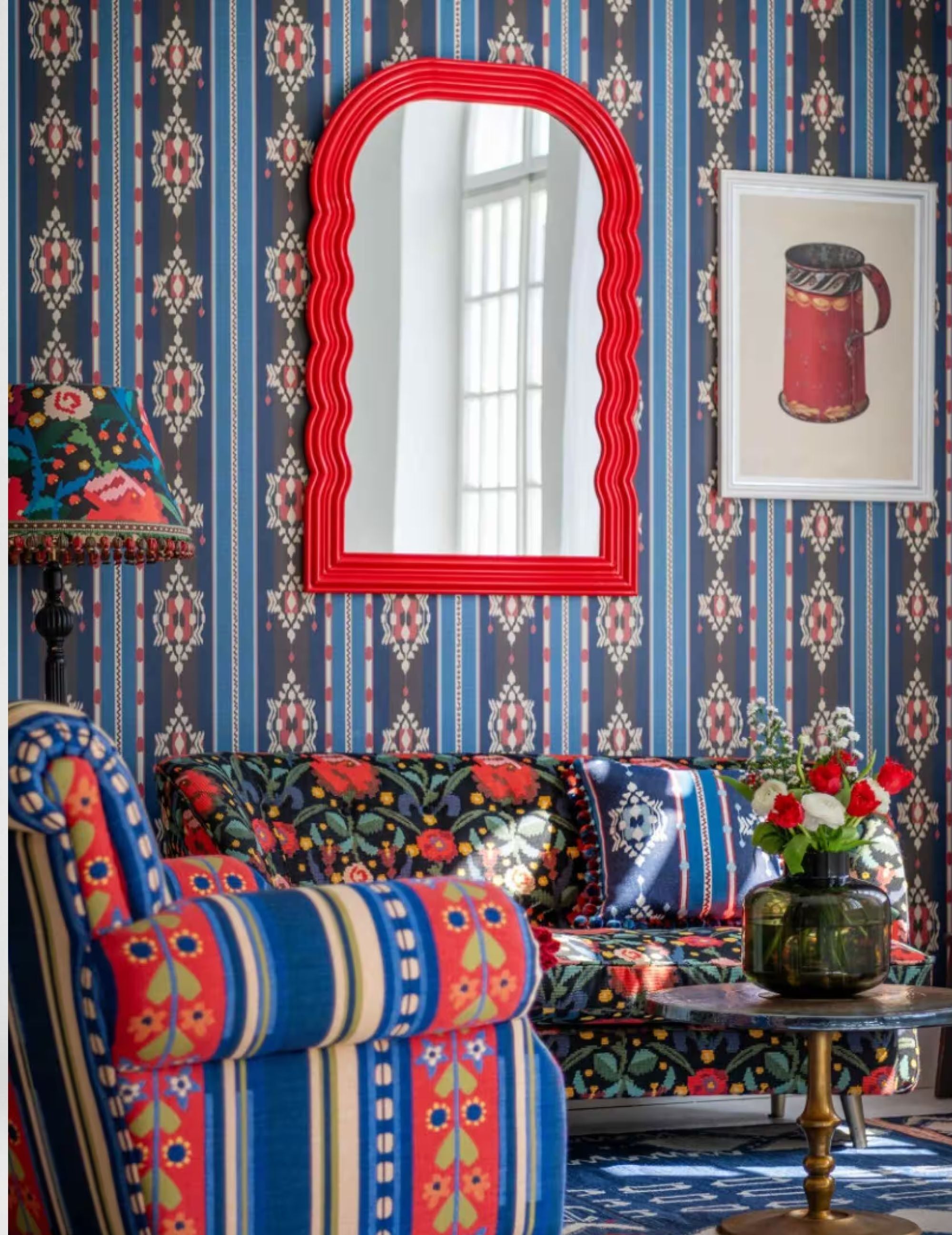 Wandtapete King's Ikat