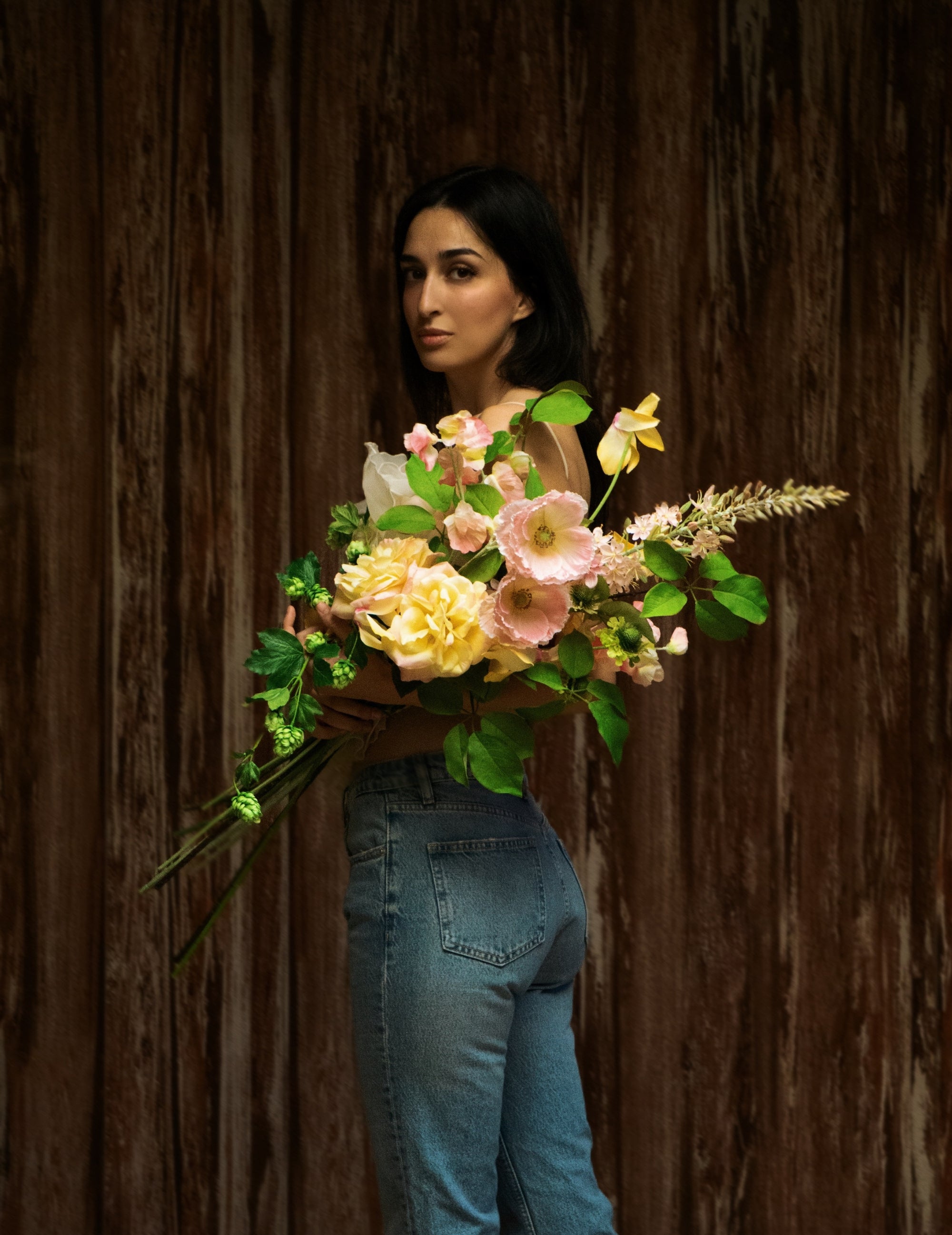 Artificial flower bouquet Pastel Zita