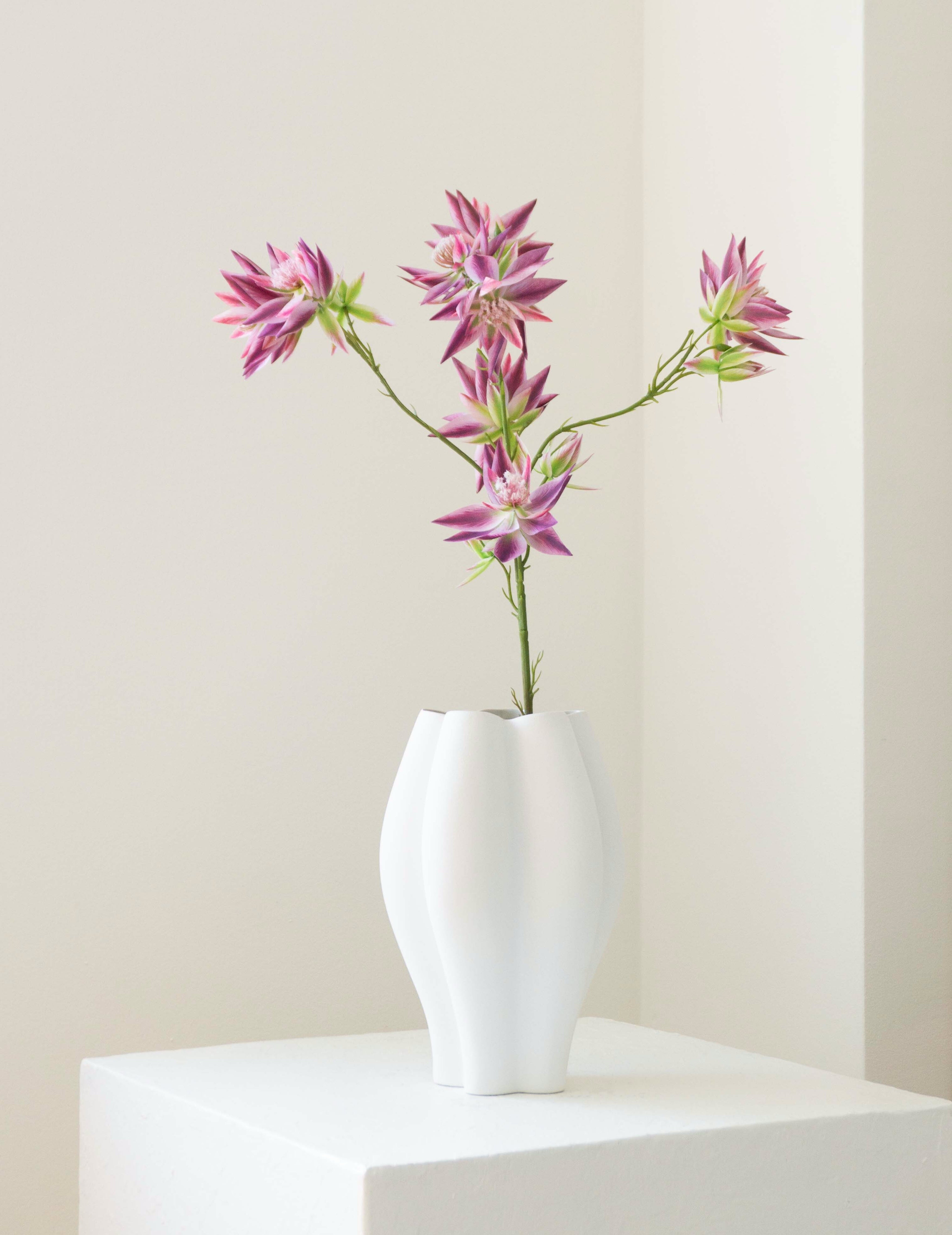 Kunstblume Proteazweig Lila-Pink