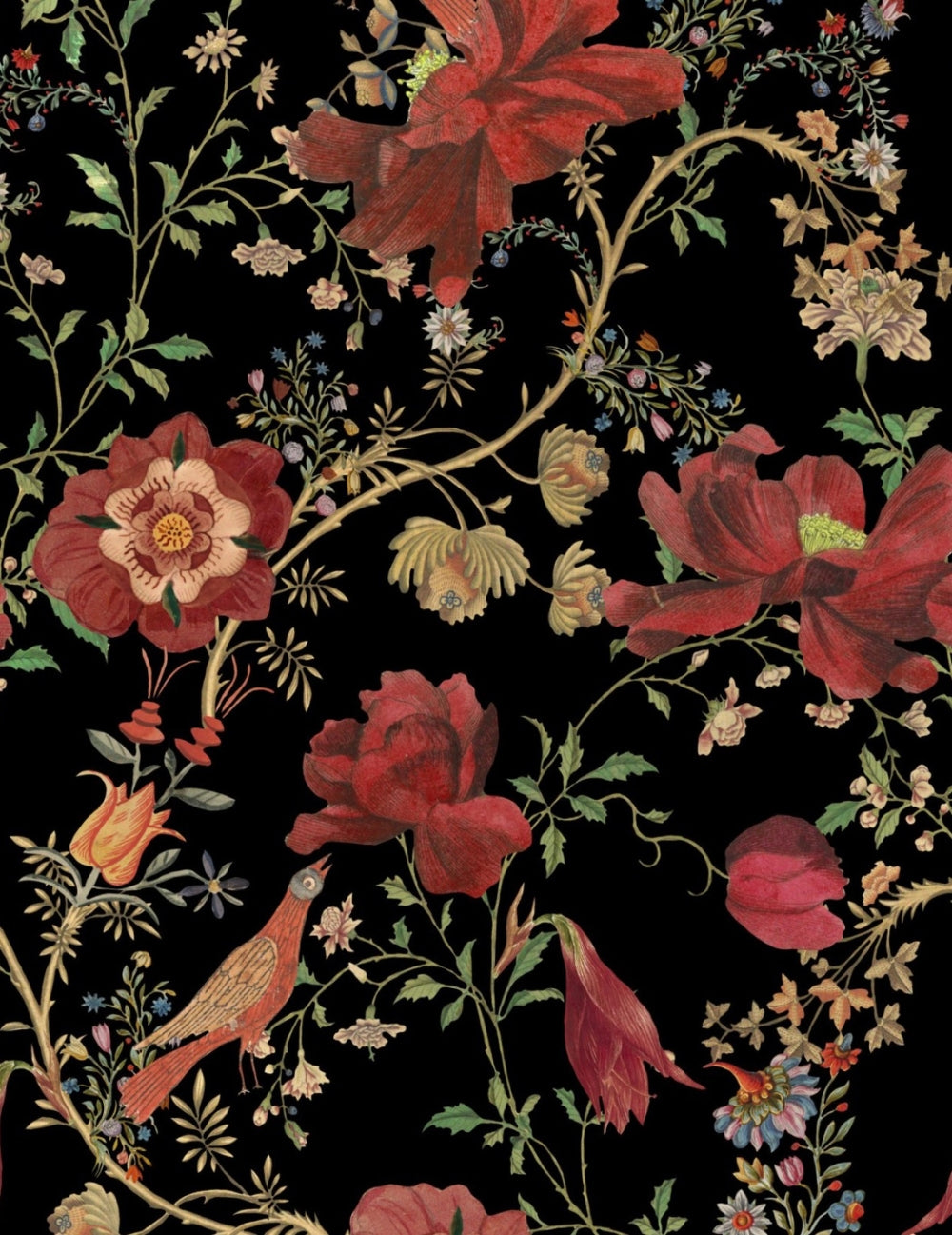 Wandtapete Transsilvaniae Florilegium Dark