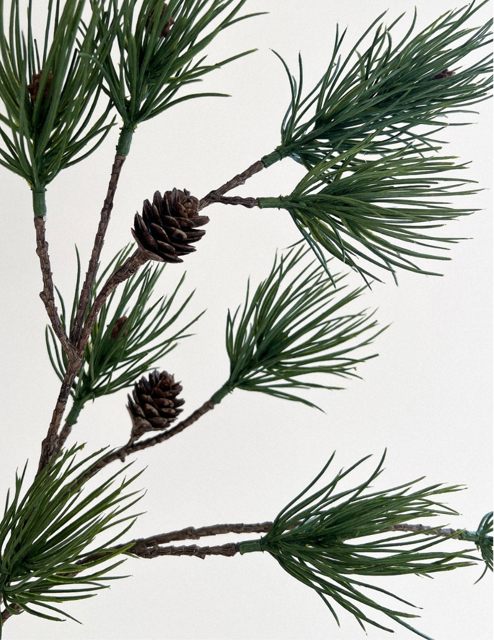 Kunstblume Tannenzweig Dunkelgrün