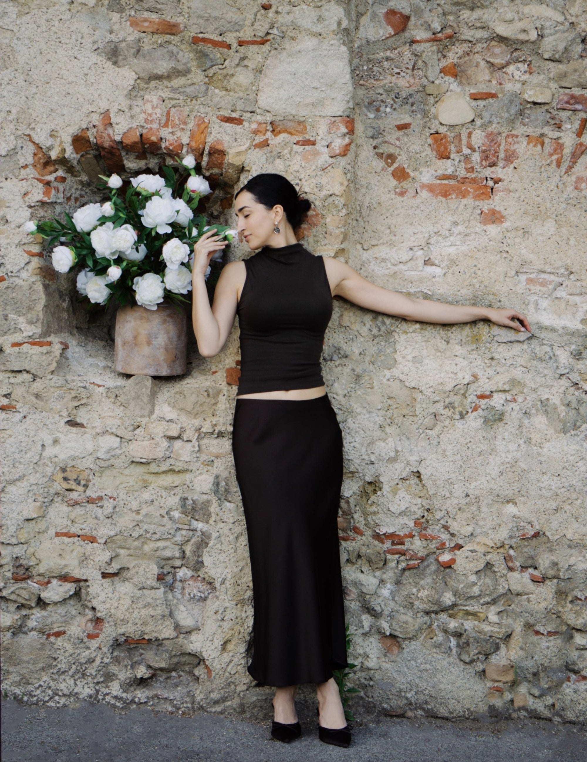 Kunstblumen-Strauß White Peonies