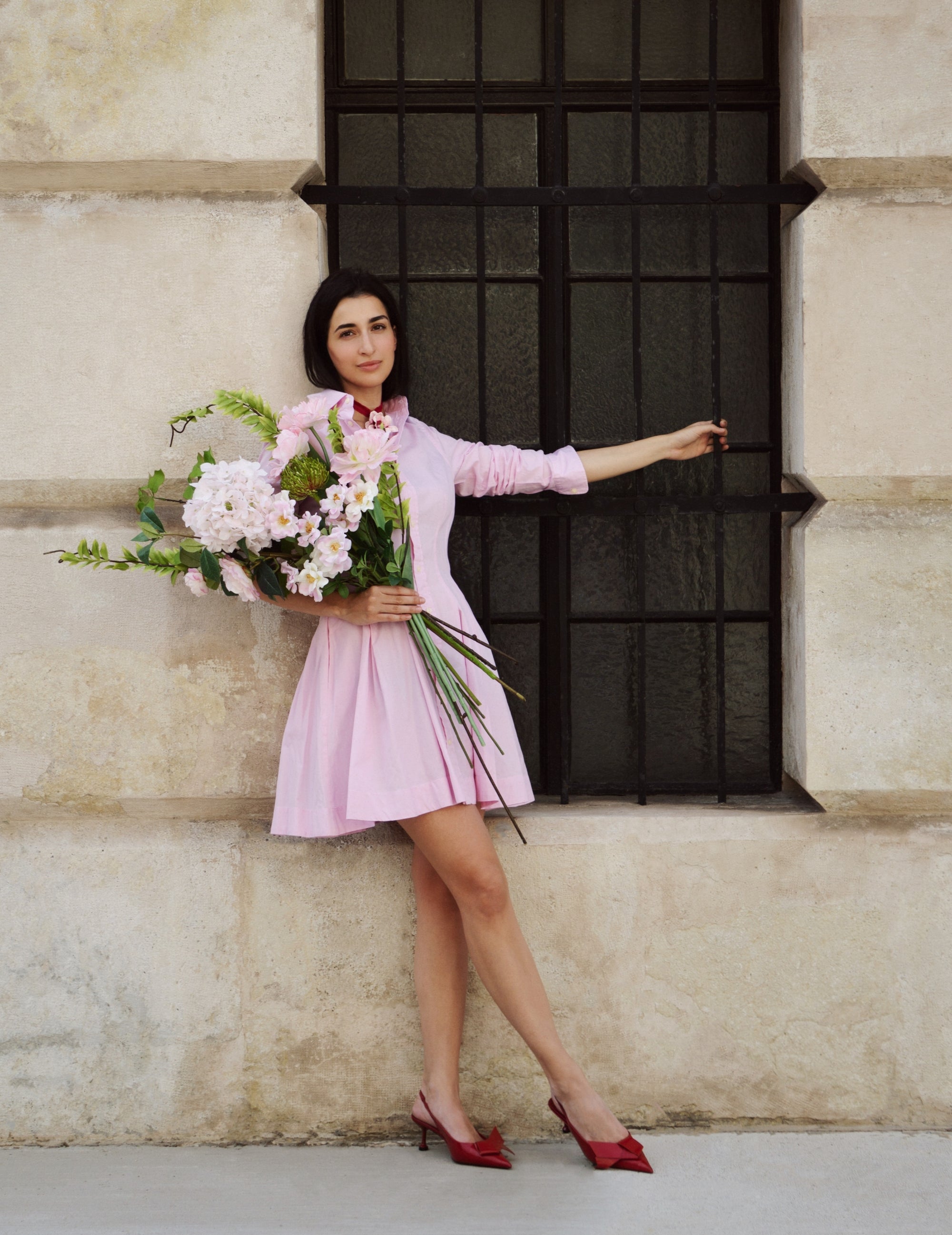 Kunstblumen-Strauß Blush Reverie